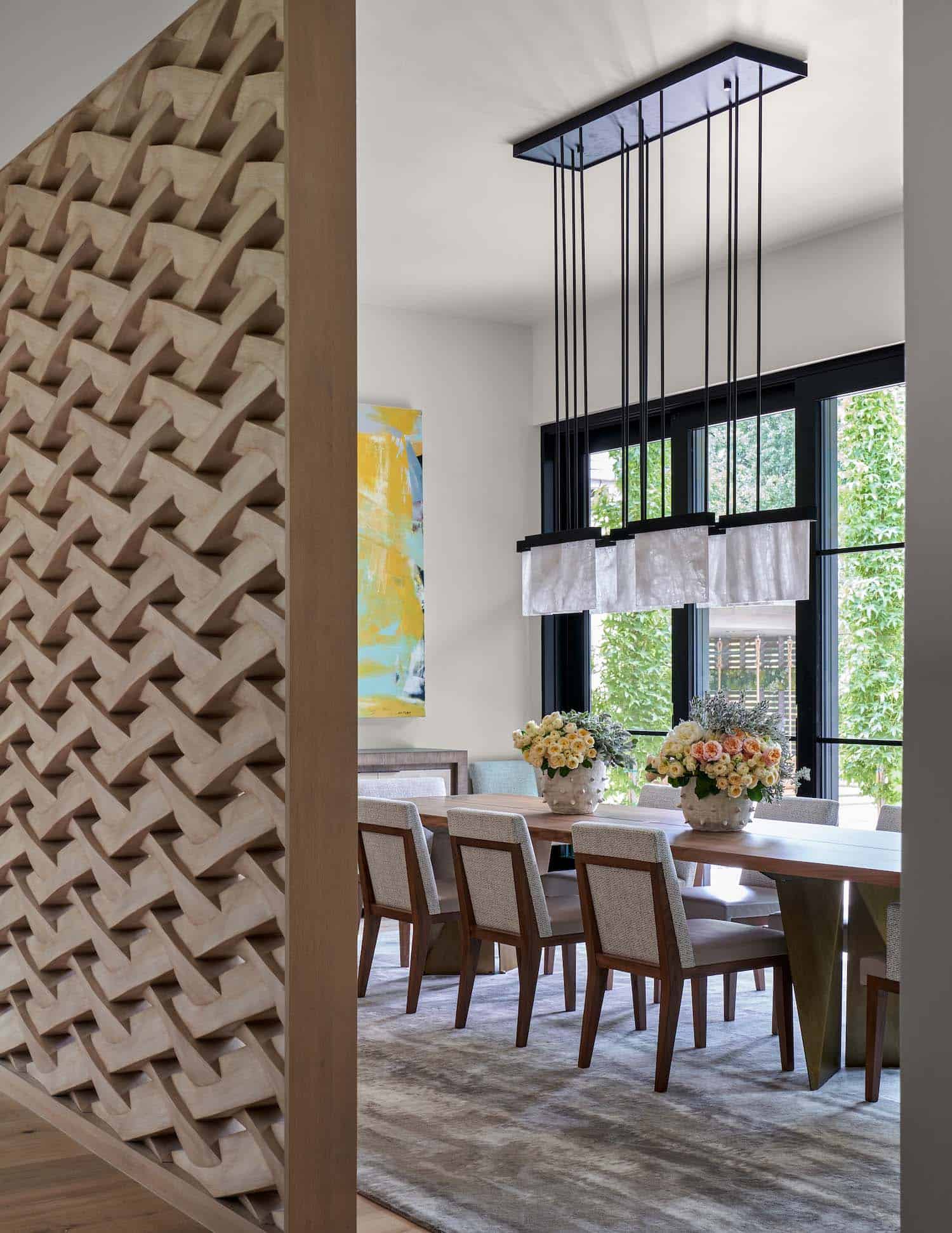contemporary dining room
