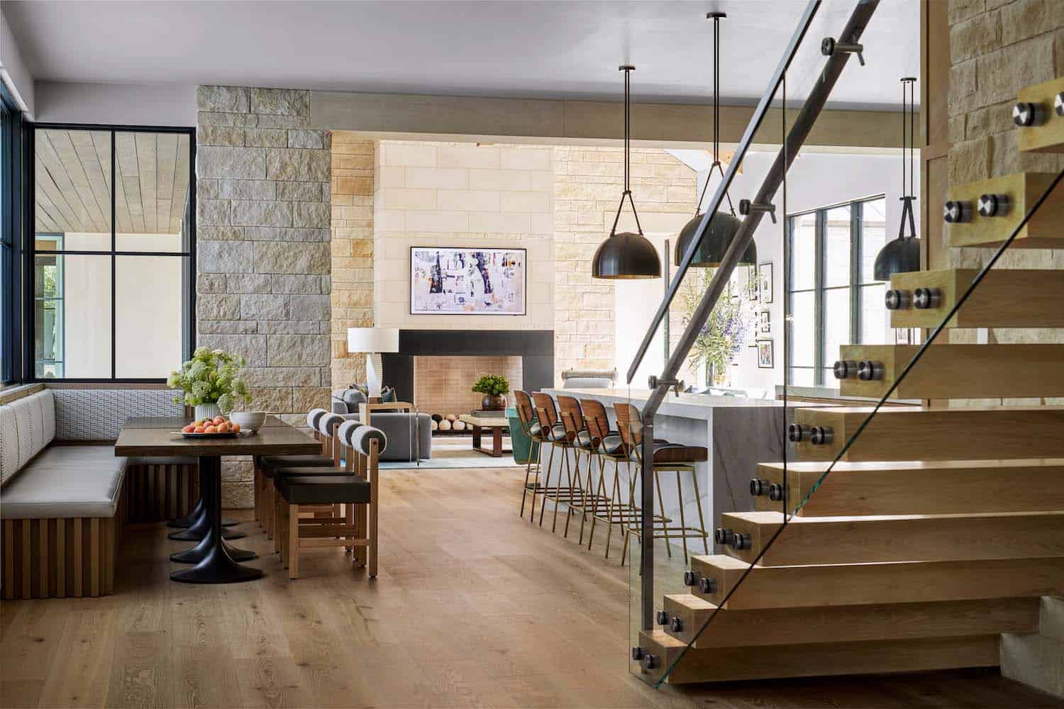 contemporary staircase