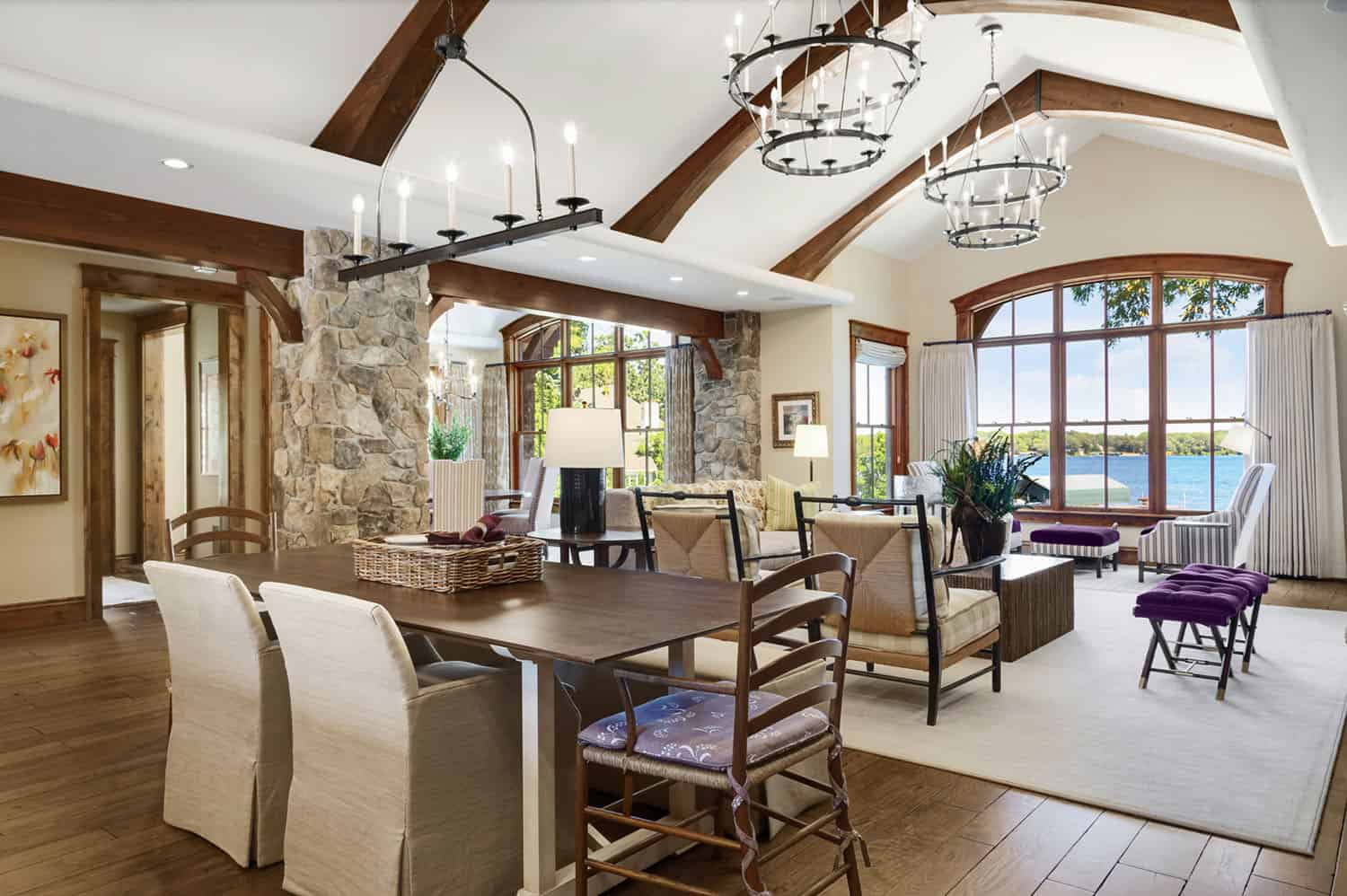 rustic dining room 