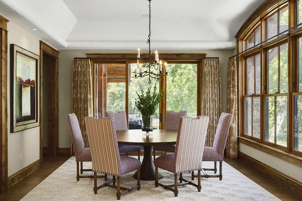 rustic dining room 