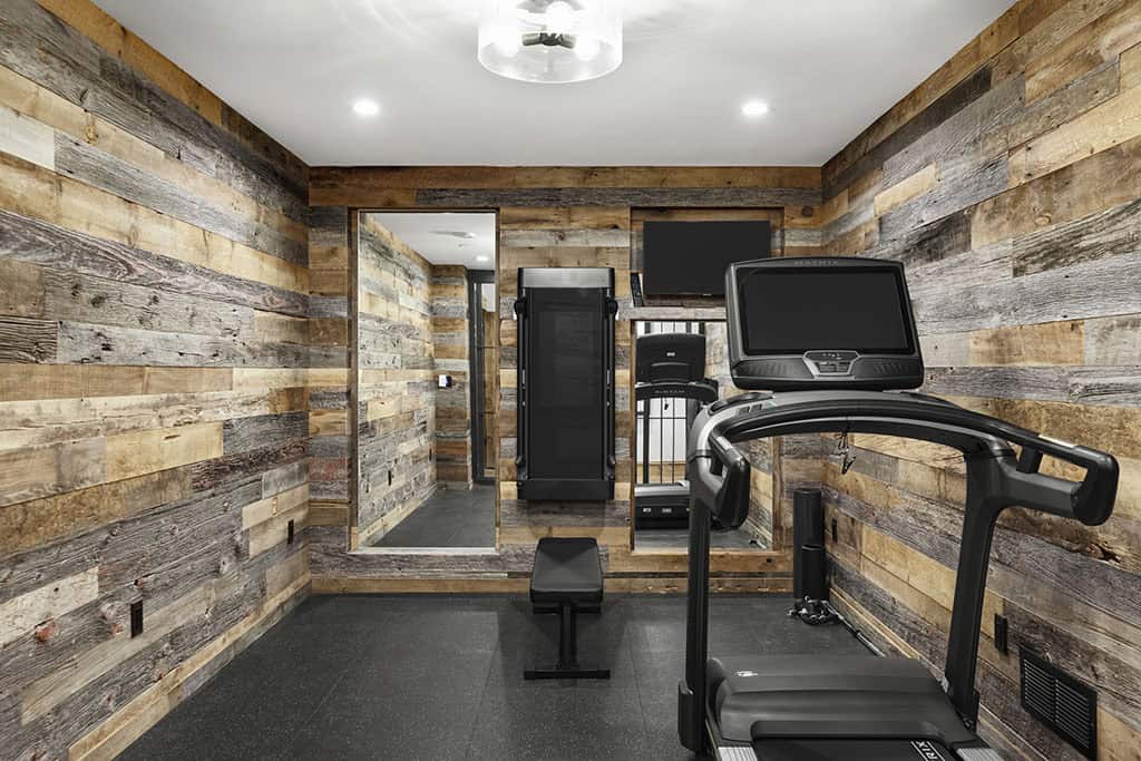 rustic home gym