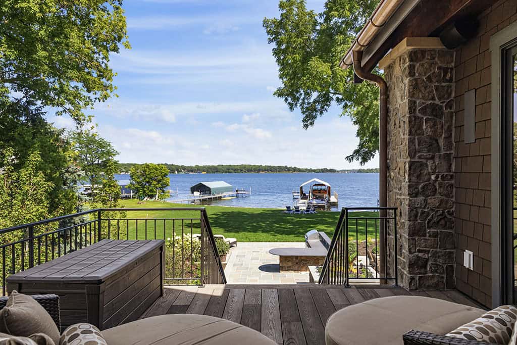 rustic deck