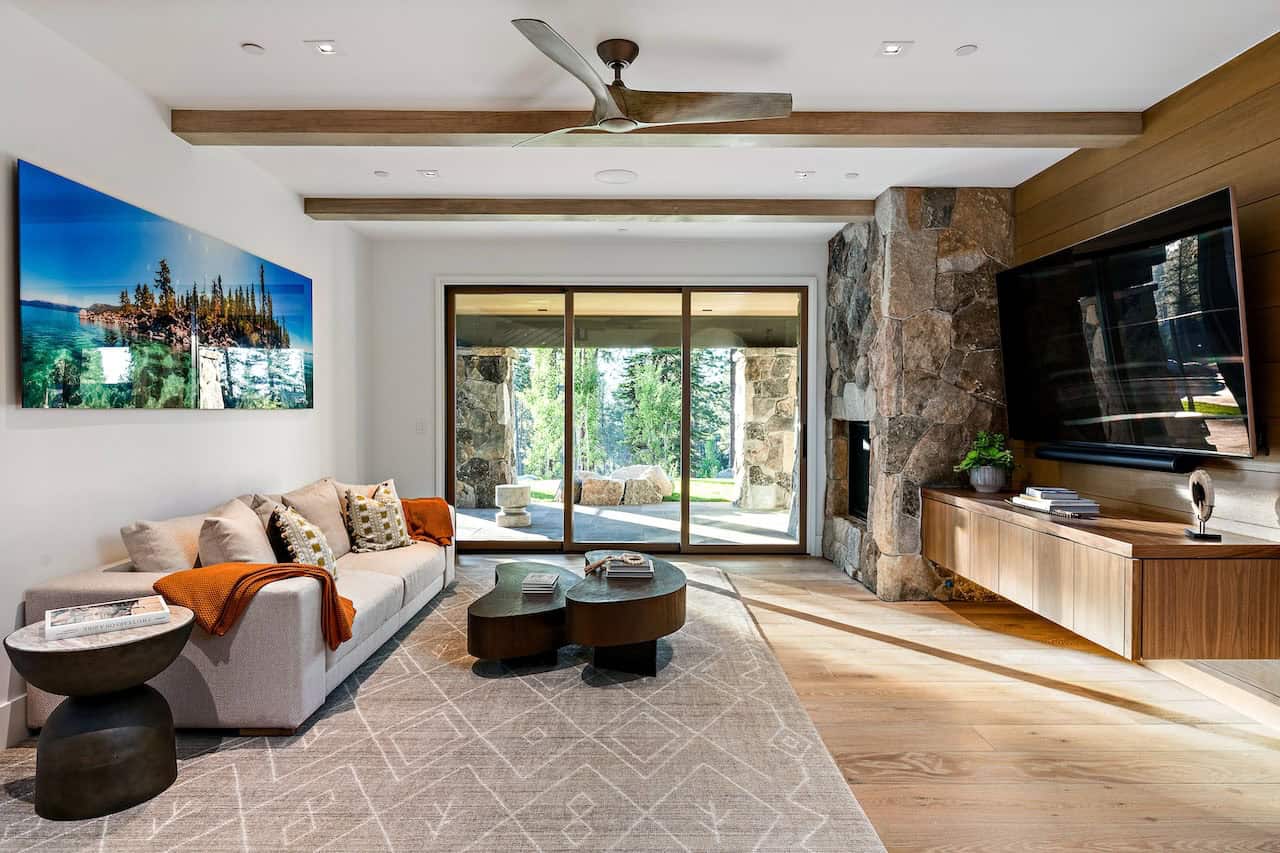contemporary family room