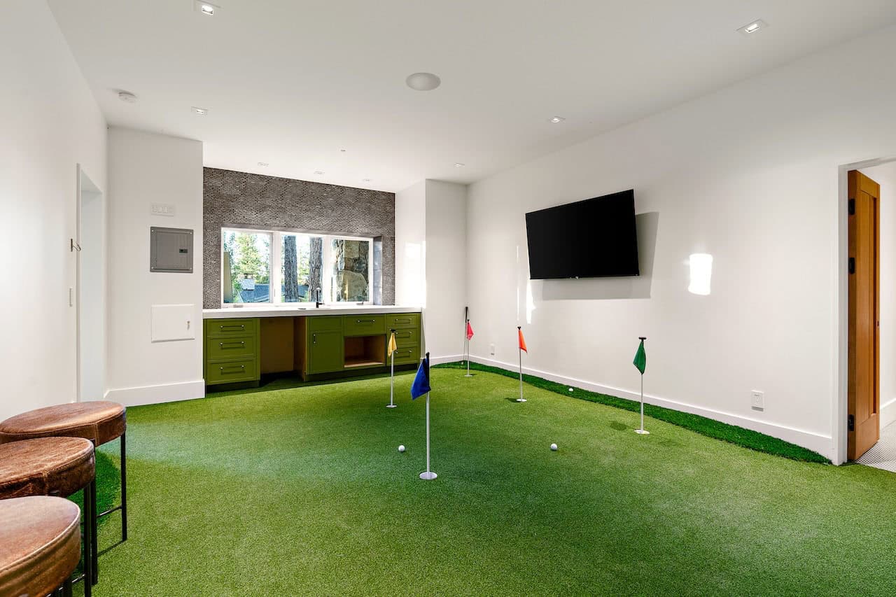 contemporary golf simulator