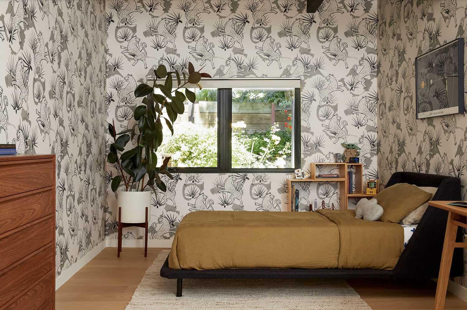 Midcentury kids bedroom