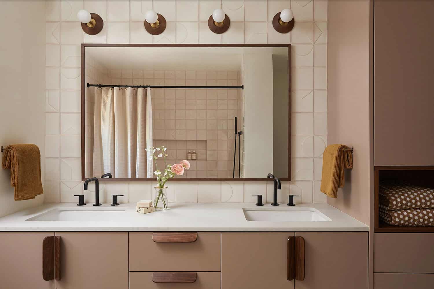 Midcentury Bathroom Vanity