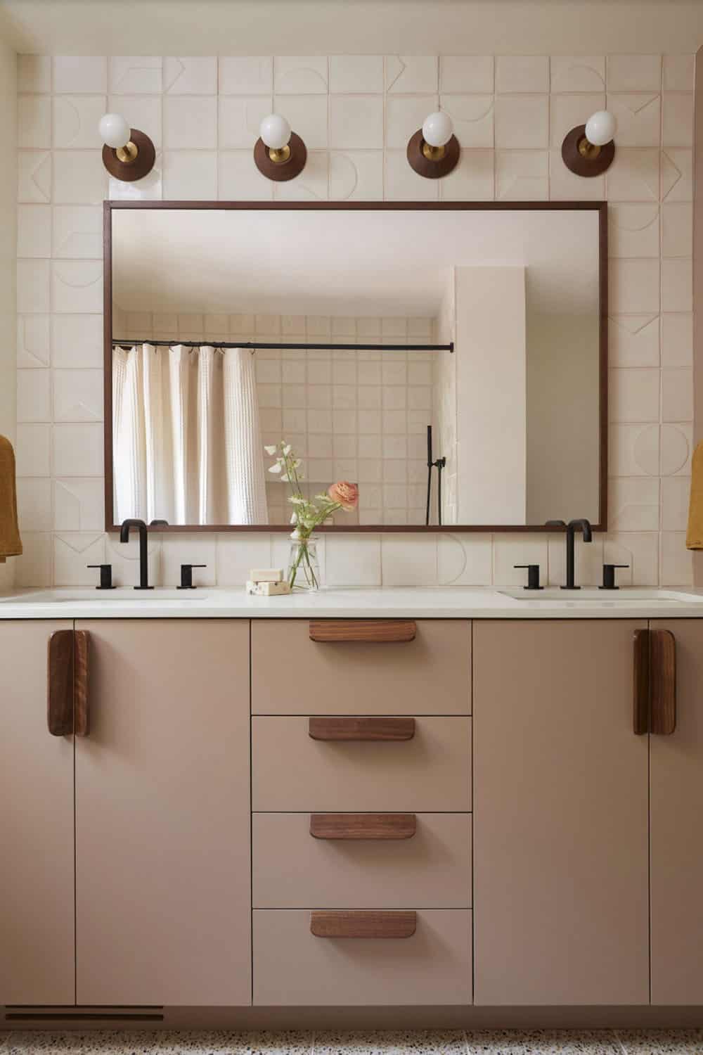 Midcentury Bathroom Vanity