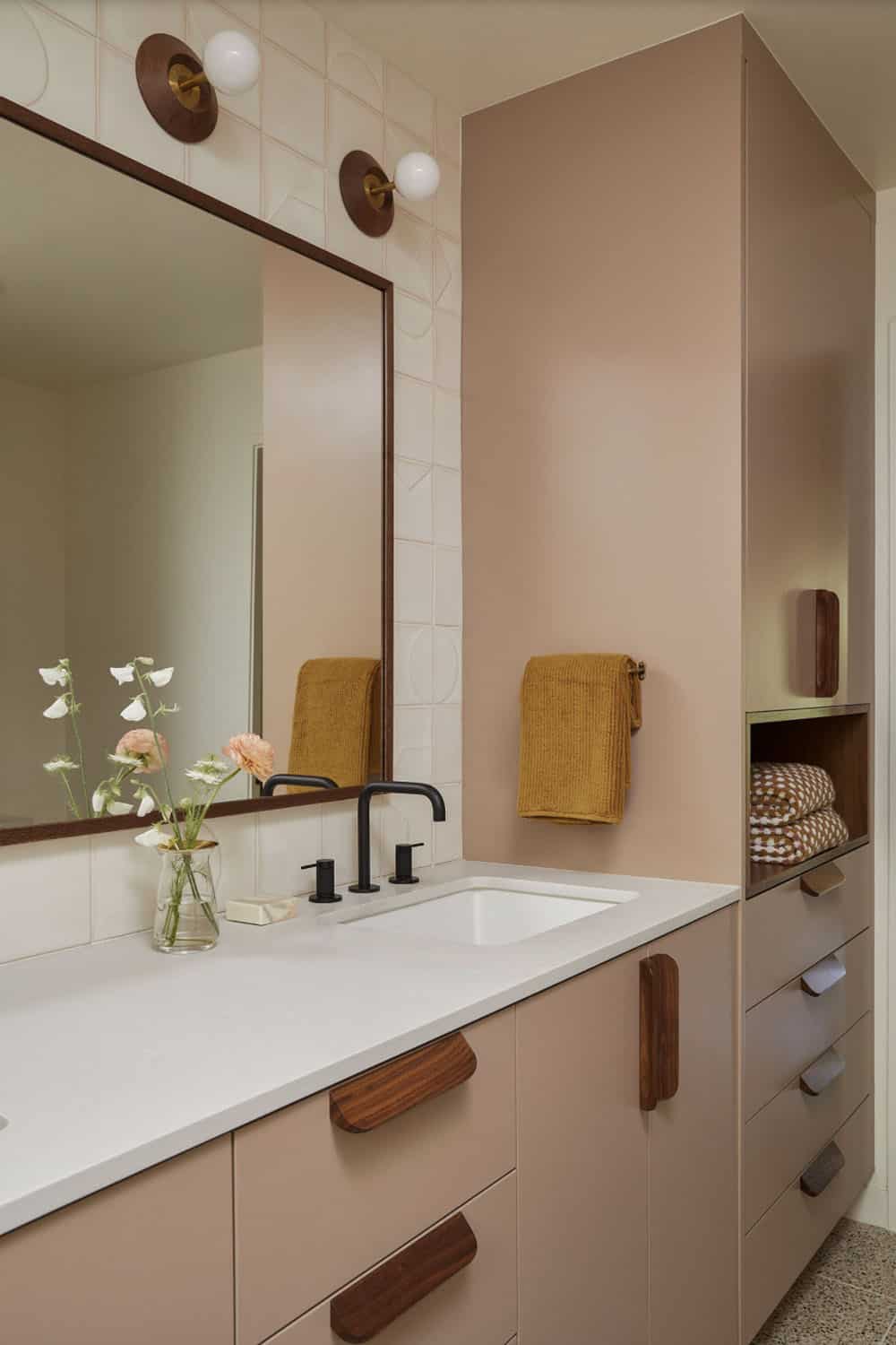Midcentury Bathroom Vanity