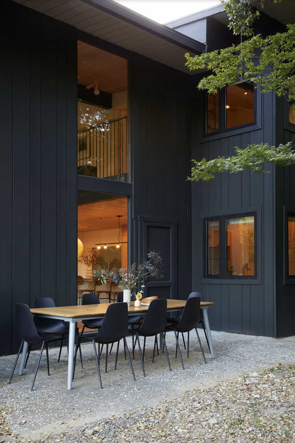 Midcentury Exterior Patio with Outdoor Furniture