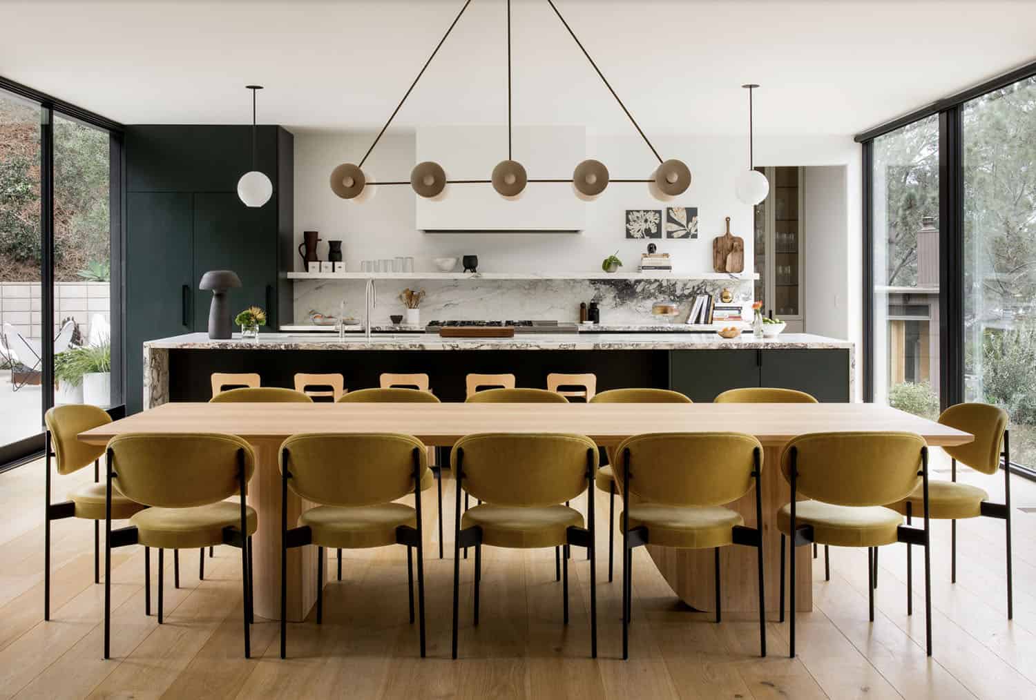 midcentury modern kitchen