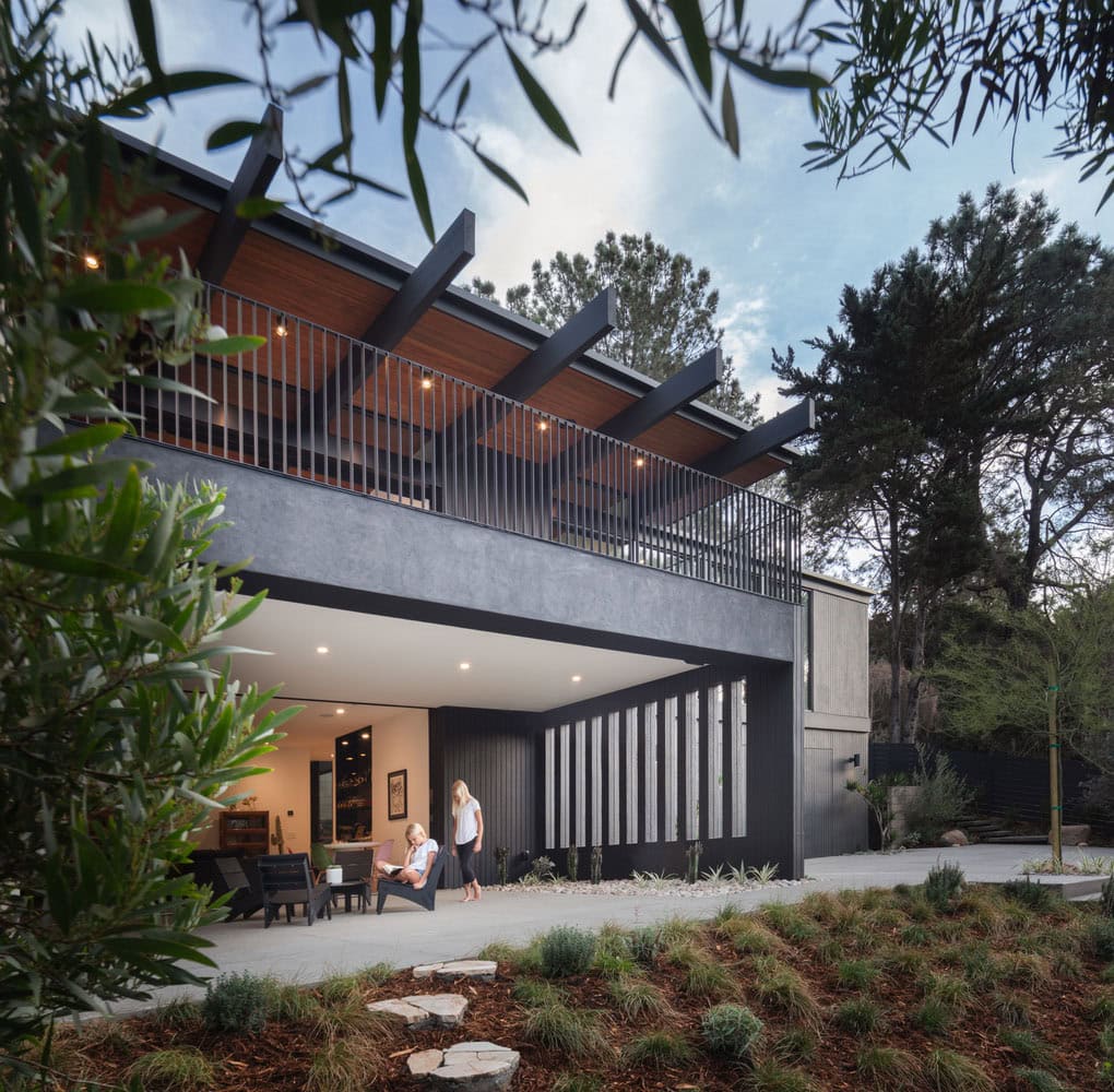 midcentury modern home exterior
