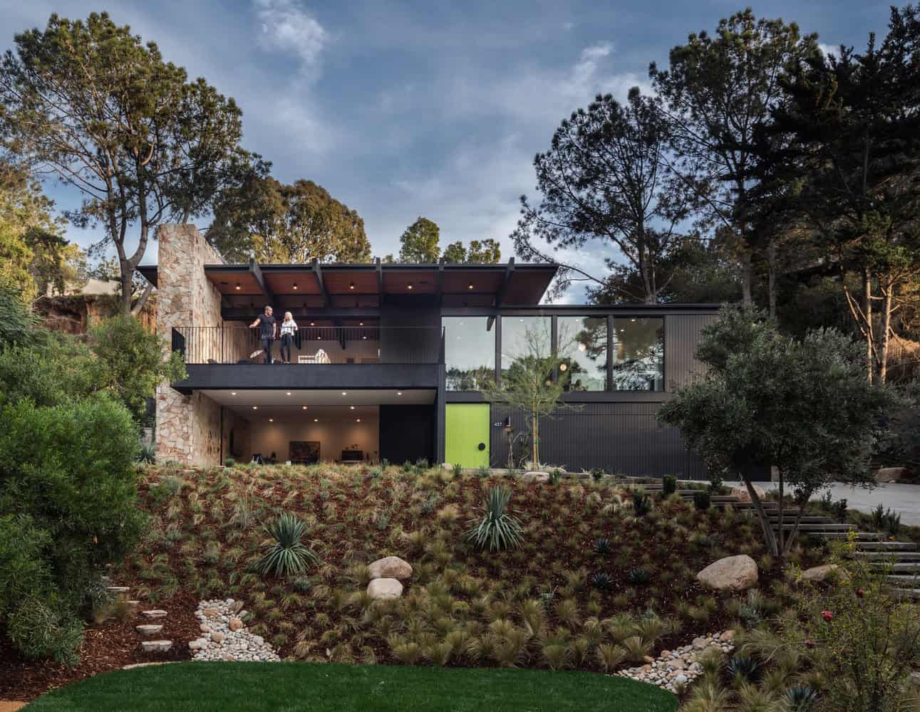 midcentury modern home exterior
