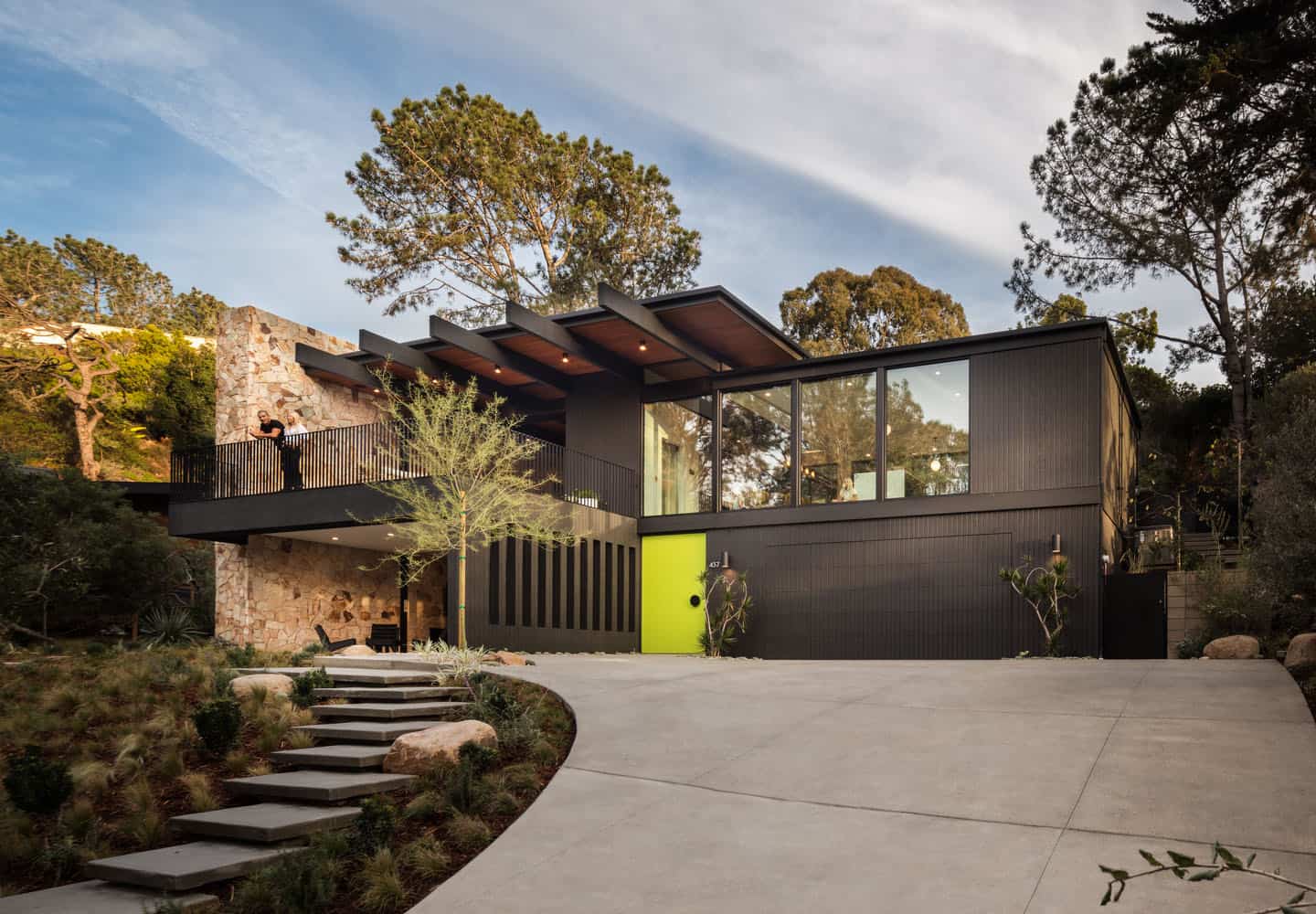 midcentury modern home exterior