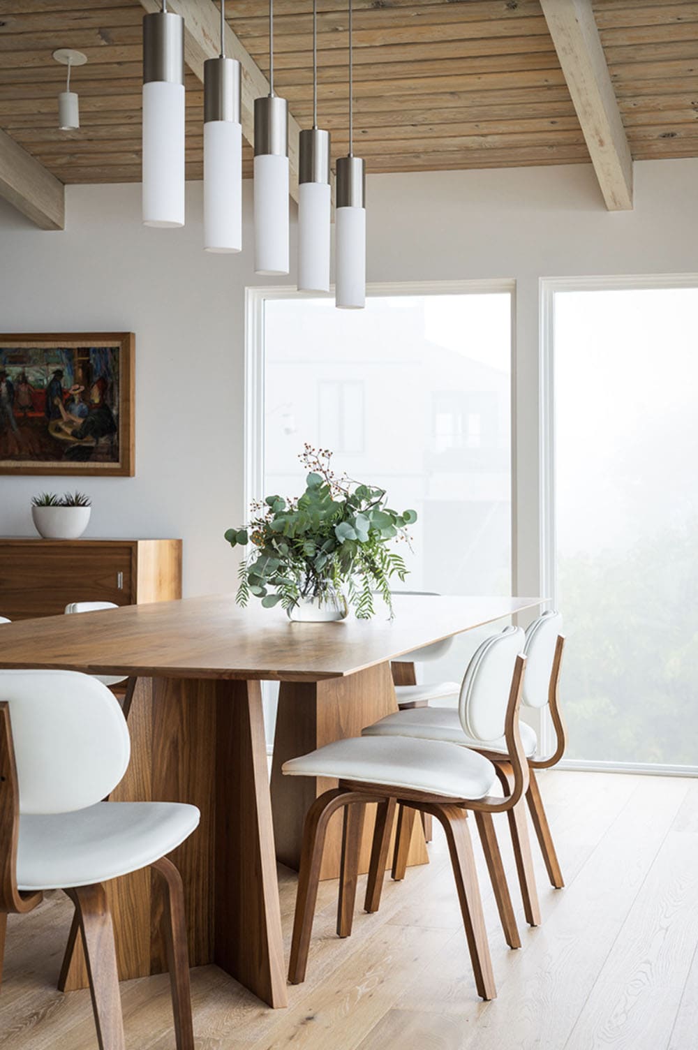 midcentury dining room