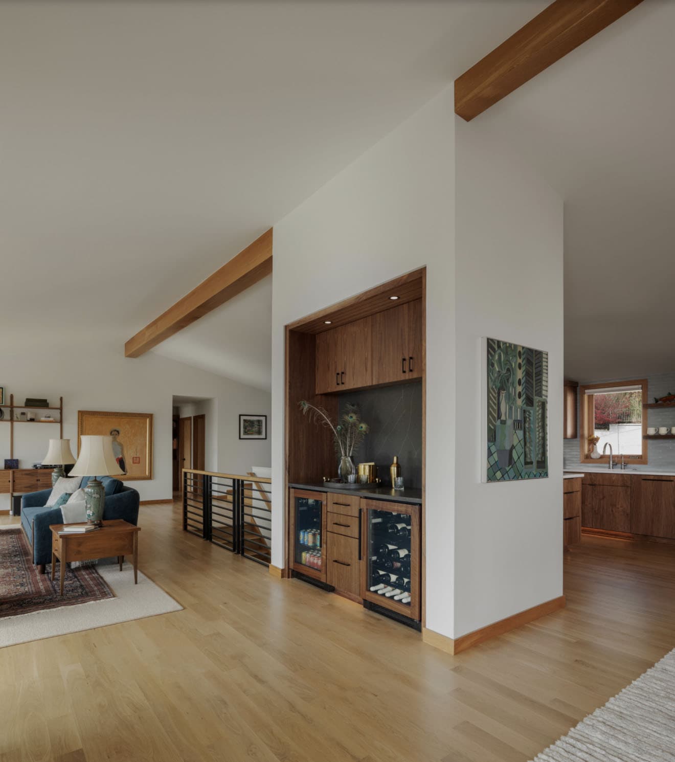 midcentury modern home bar
