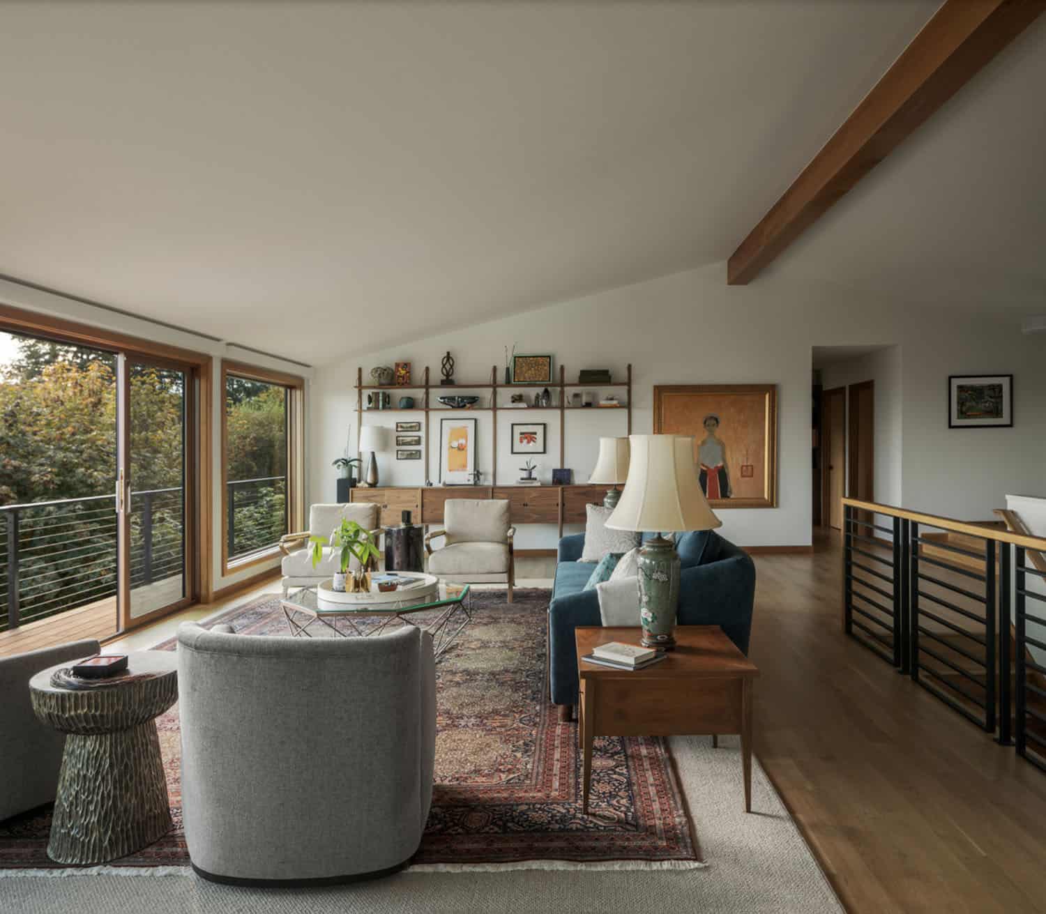 midcentury modern living room