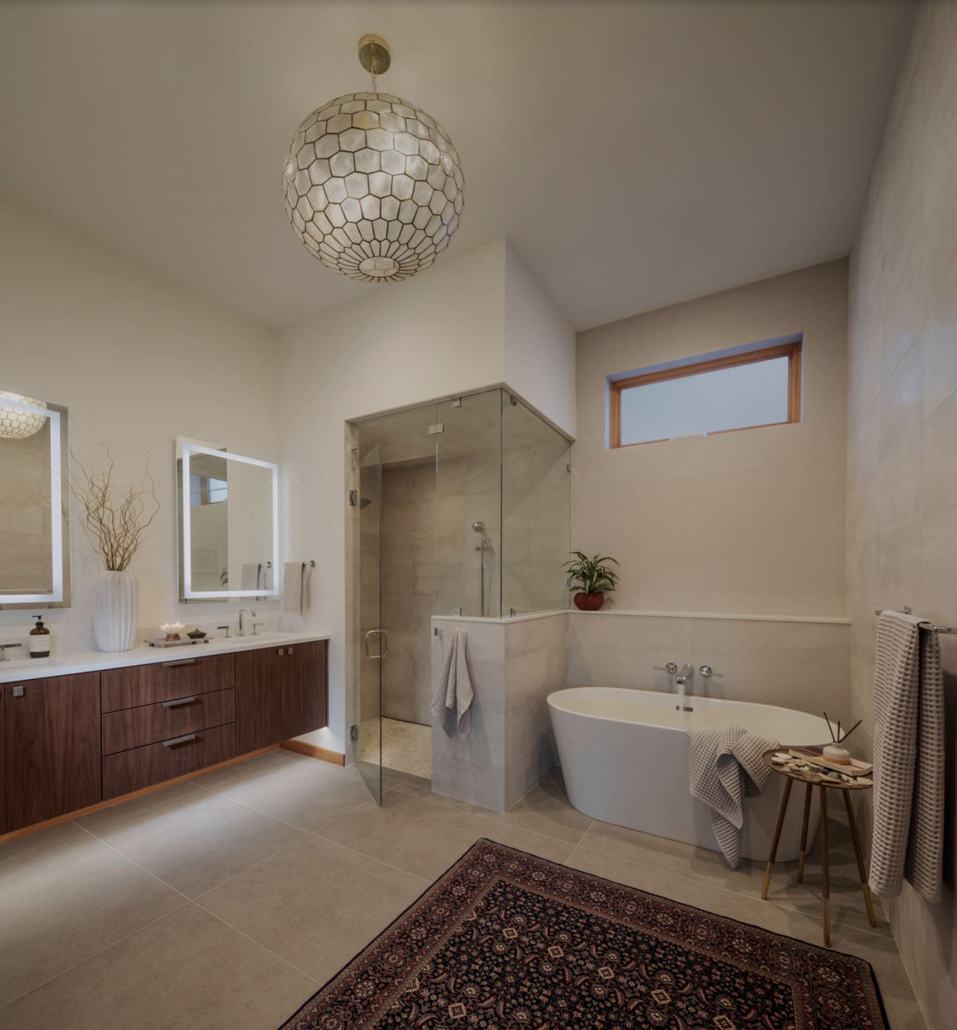 midcentury modern bathroom