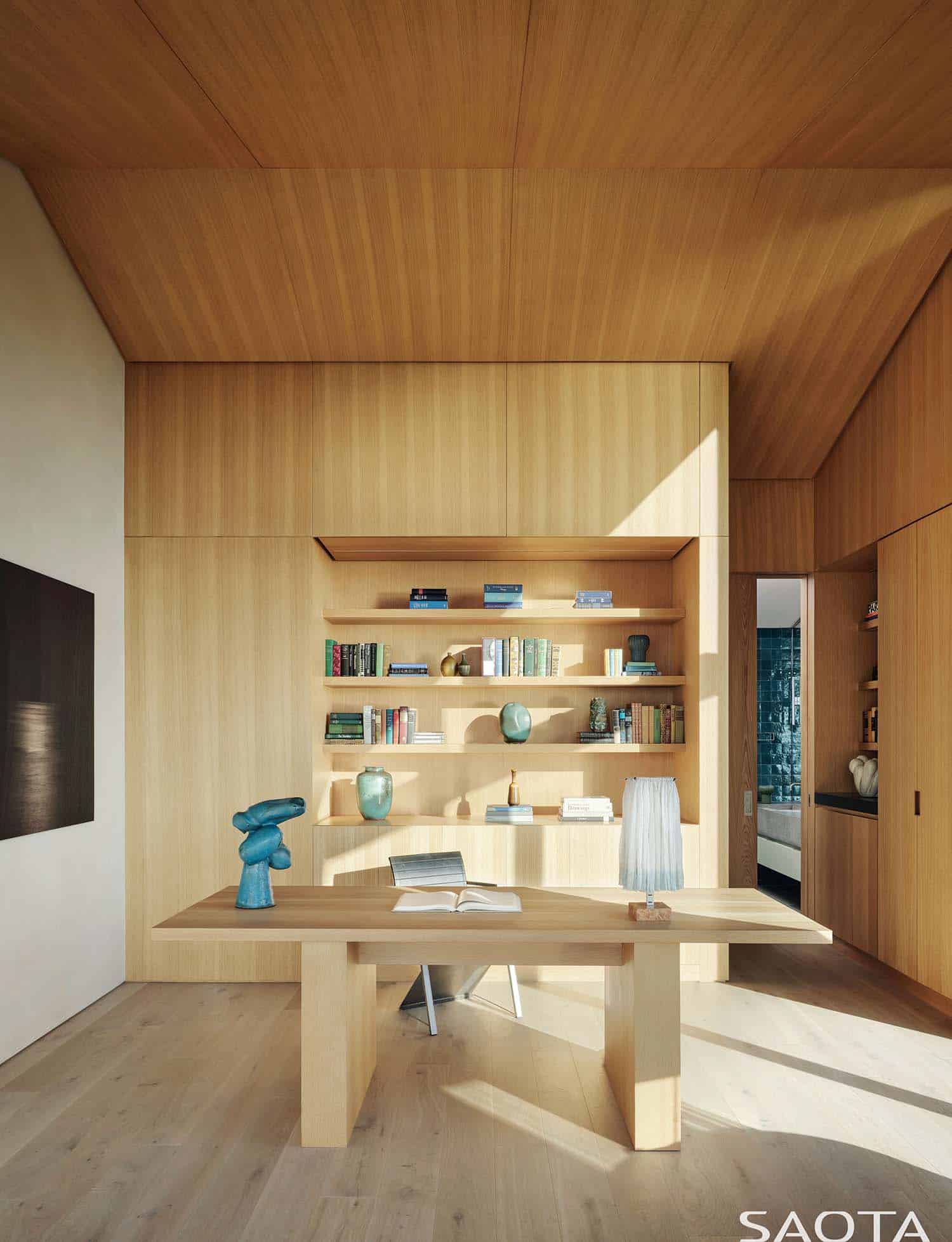 modern beach style home office