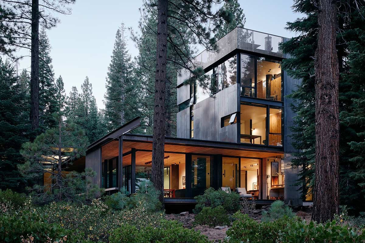 modern high desert home exterior