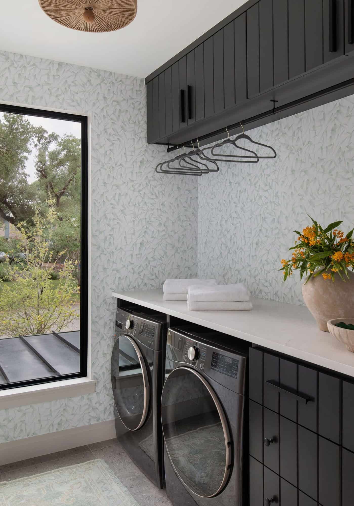modern laundry room