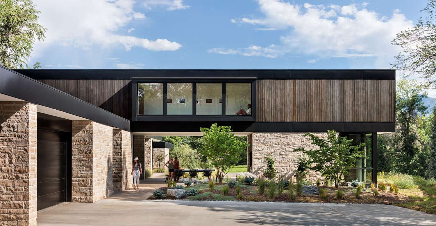 modern house exterior