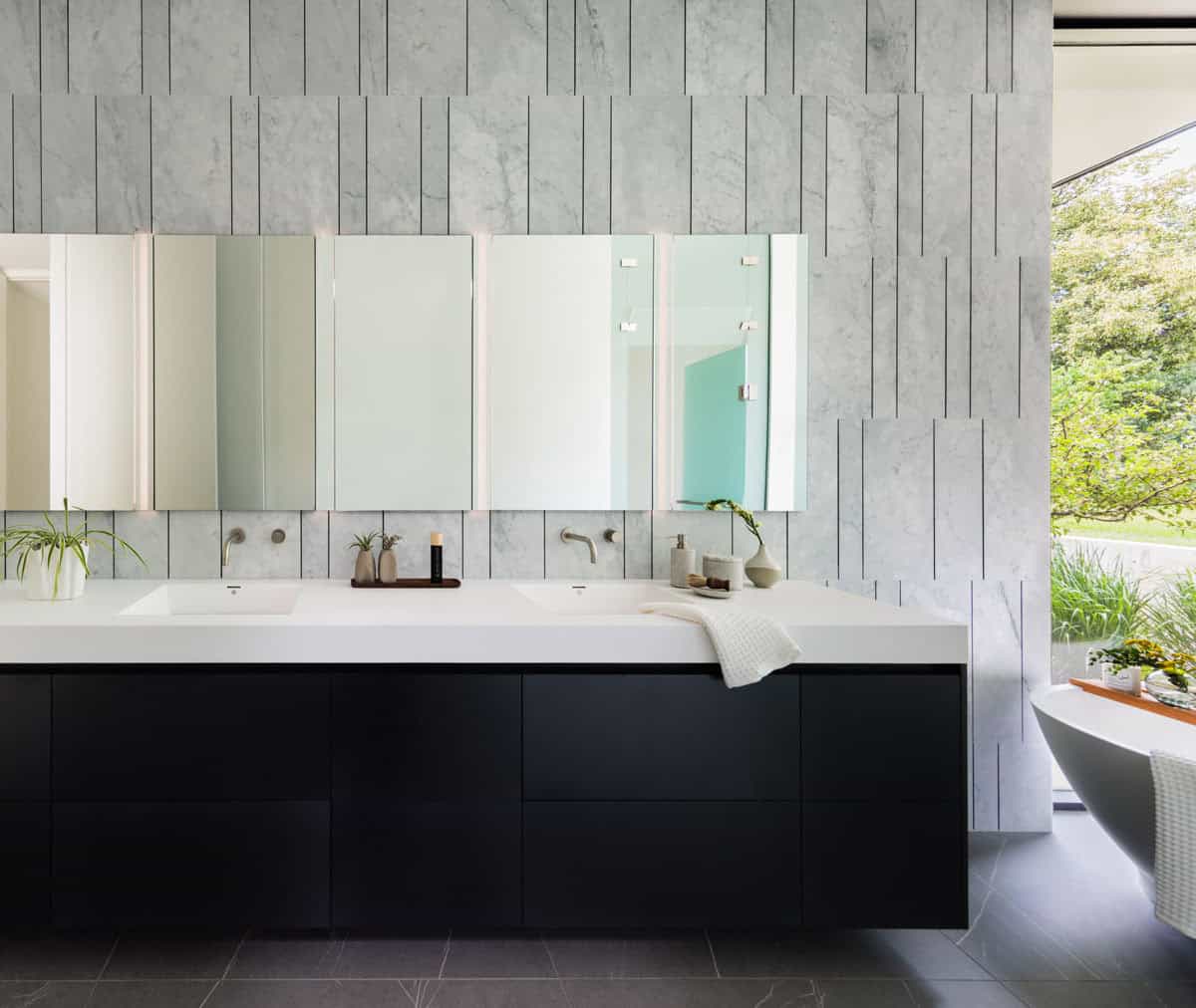 modern bathroom vanity