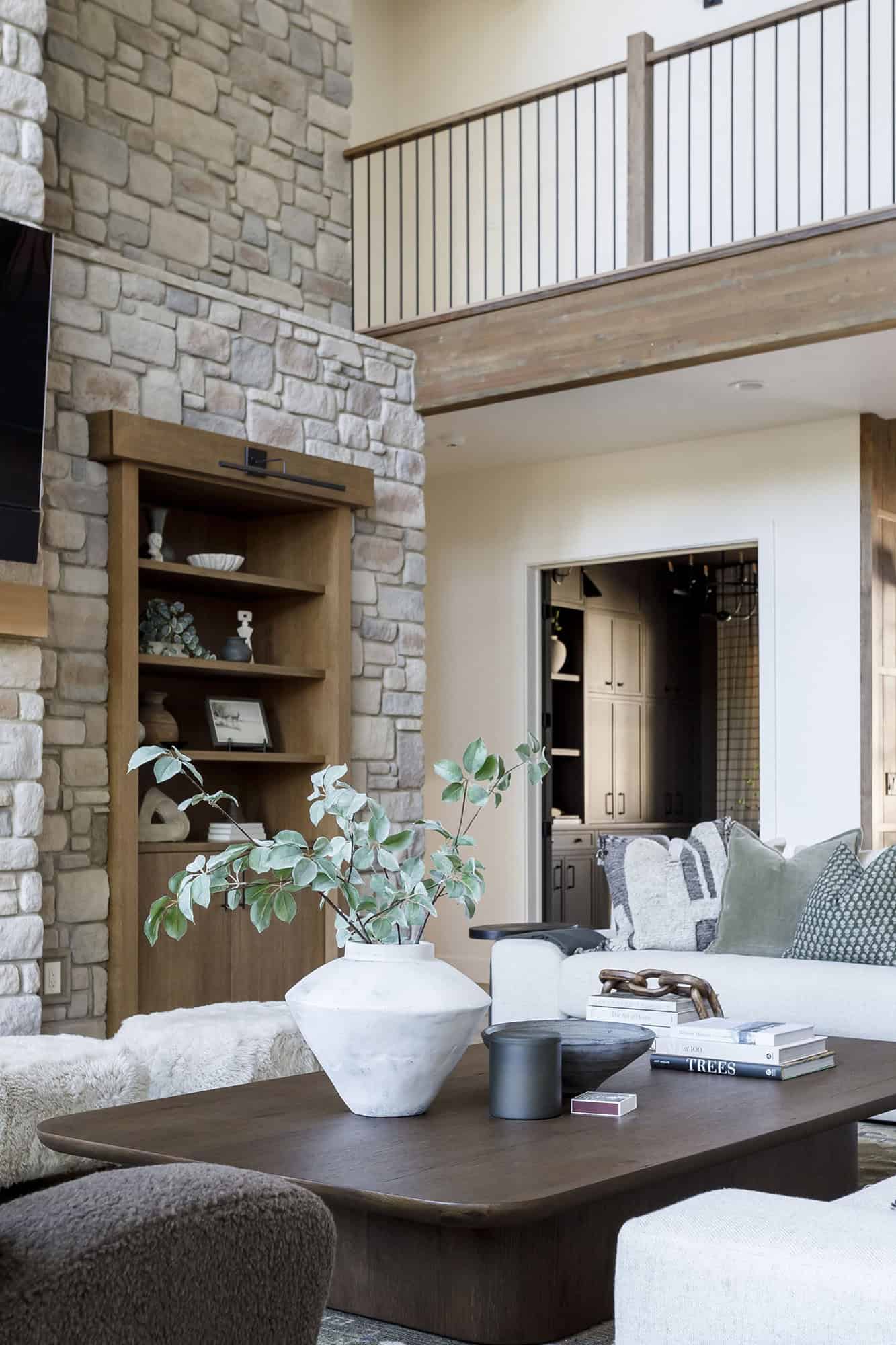 rustic living room