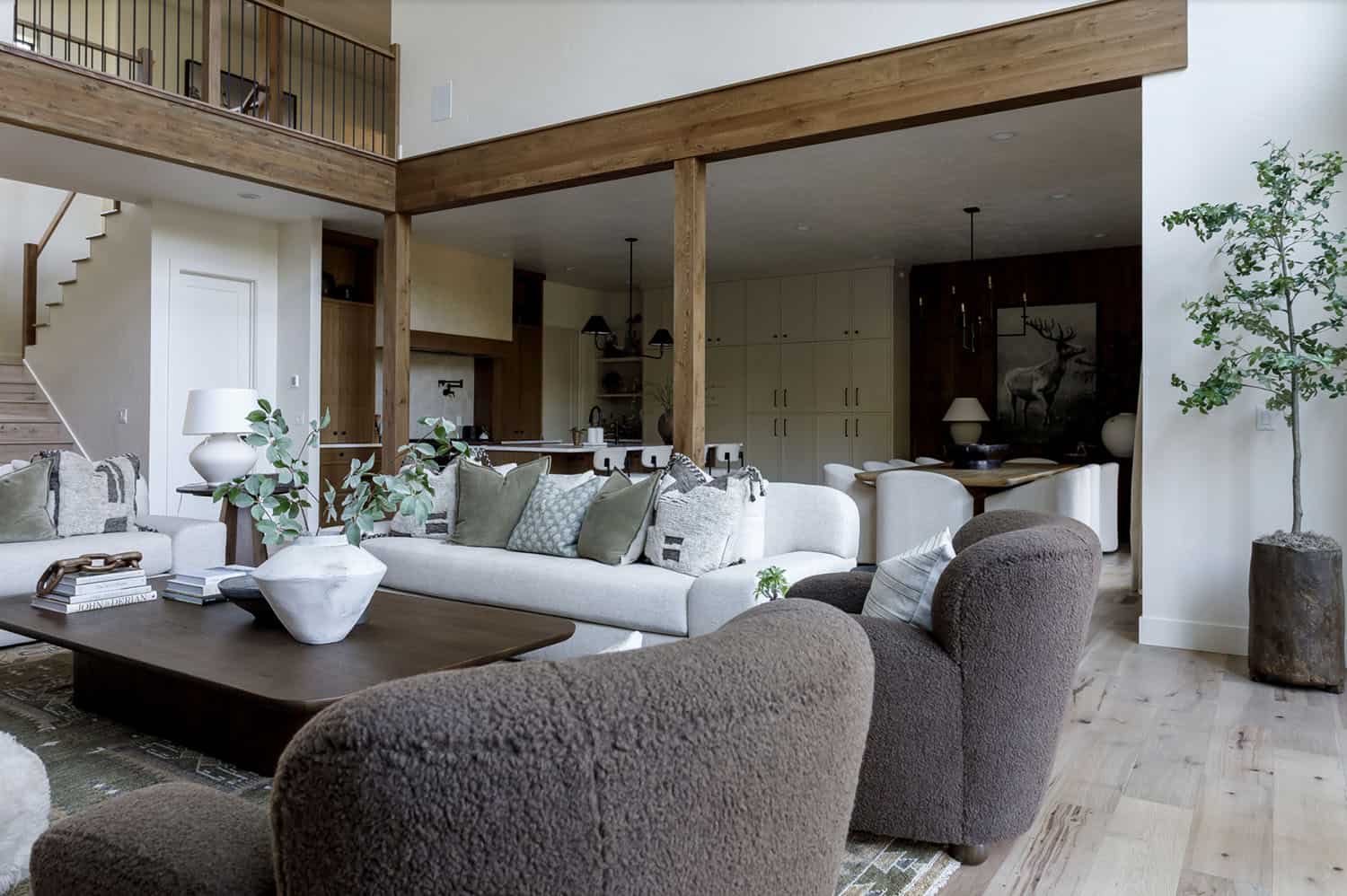 rustic living room