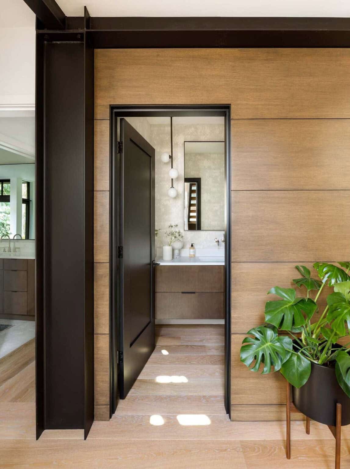 Step inside this beautiful modern woodland retreat on Bainbridge Island