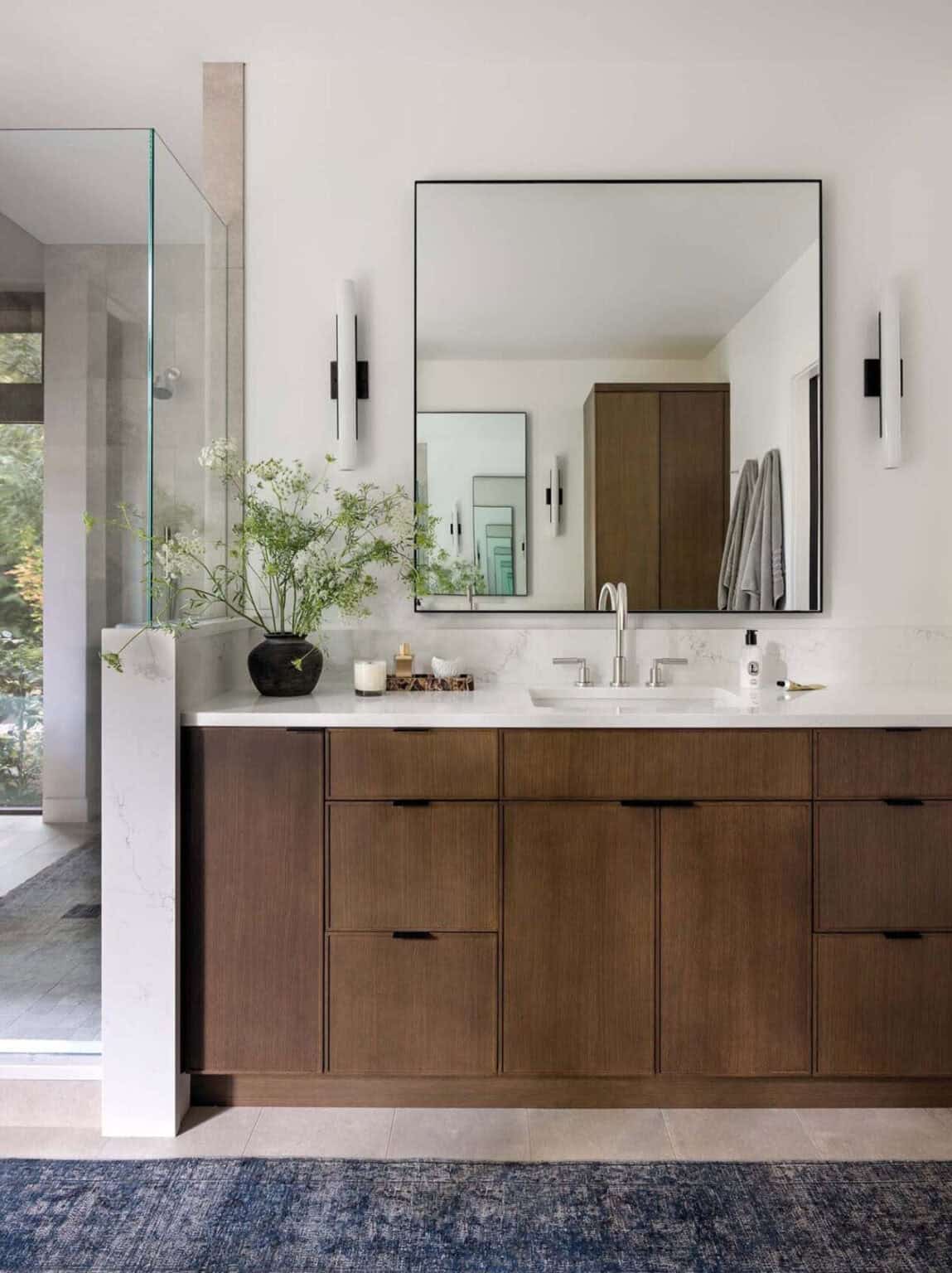 Step inside this beautiful modern woodland retreat on Bainbridge Island