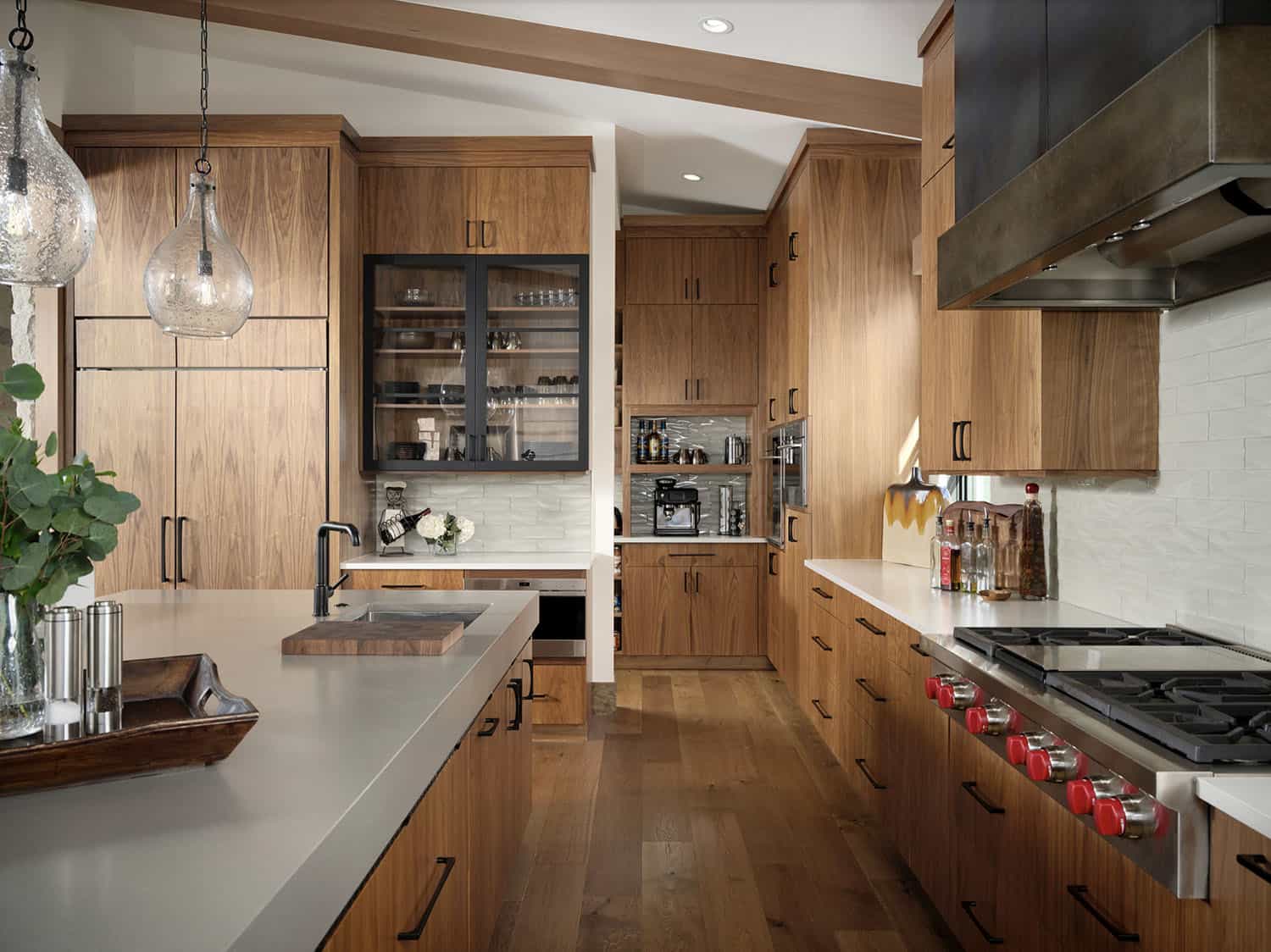 modern mountain style kitchen