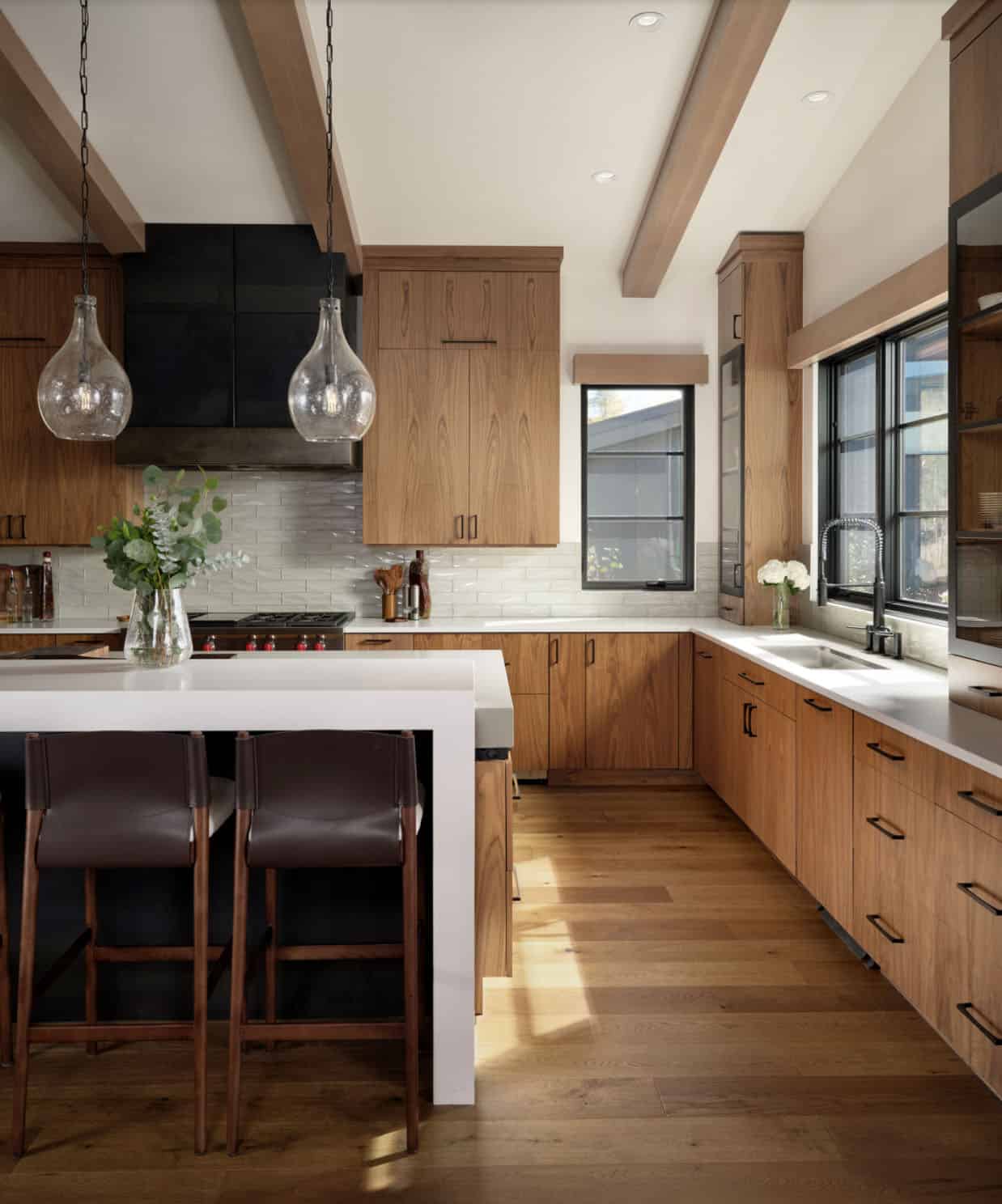 modern mountain style kitchen