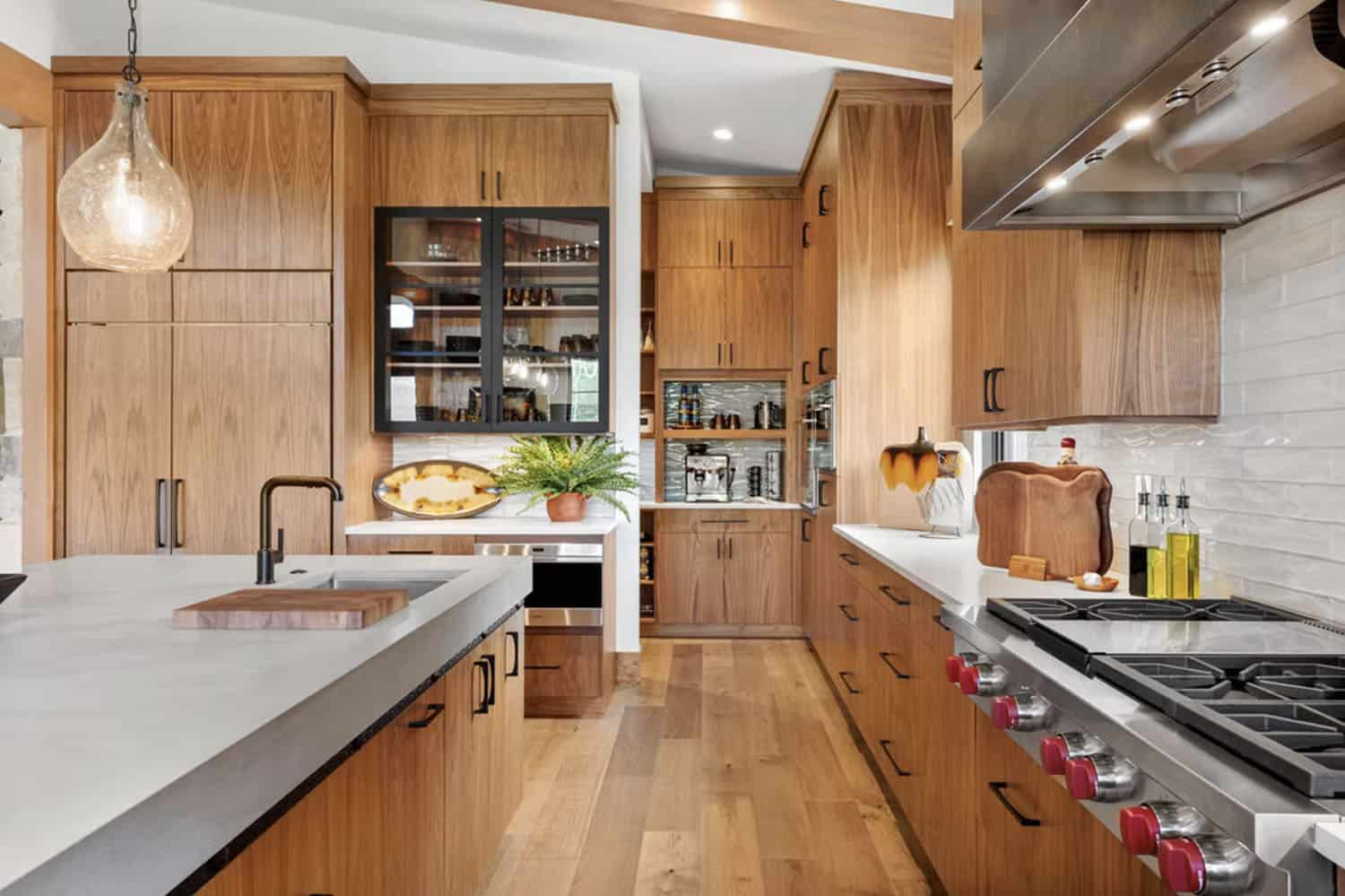 modern mountain style kitchen
