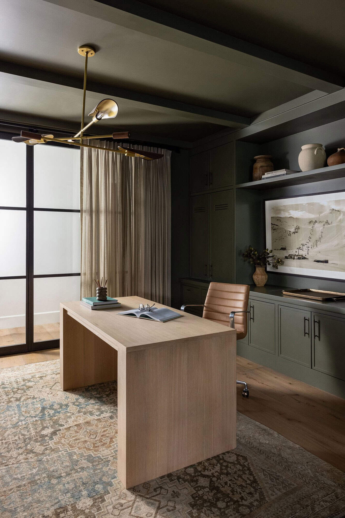 modern farmhouse style home office