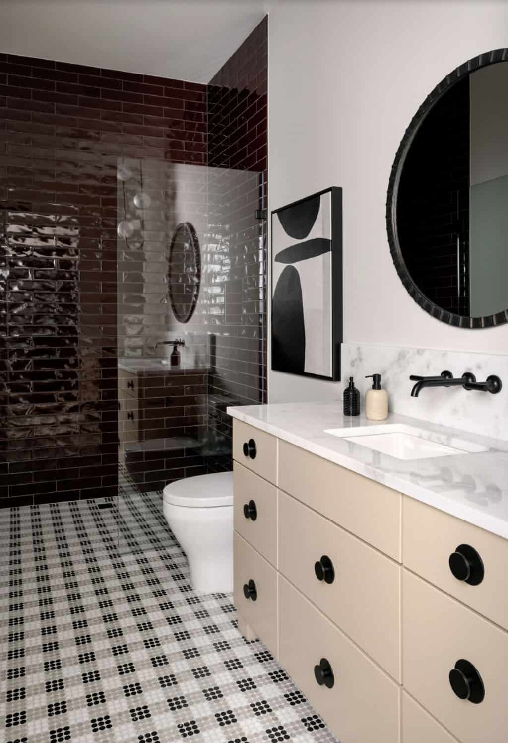 organic modern bathroom