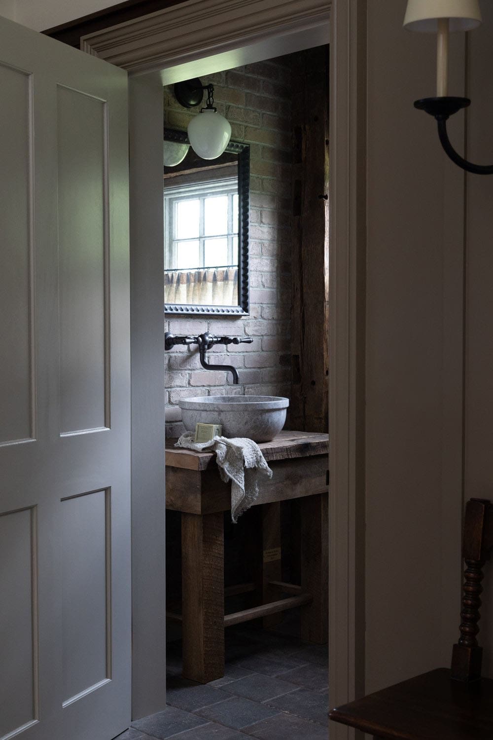 contemporary powder room