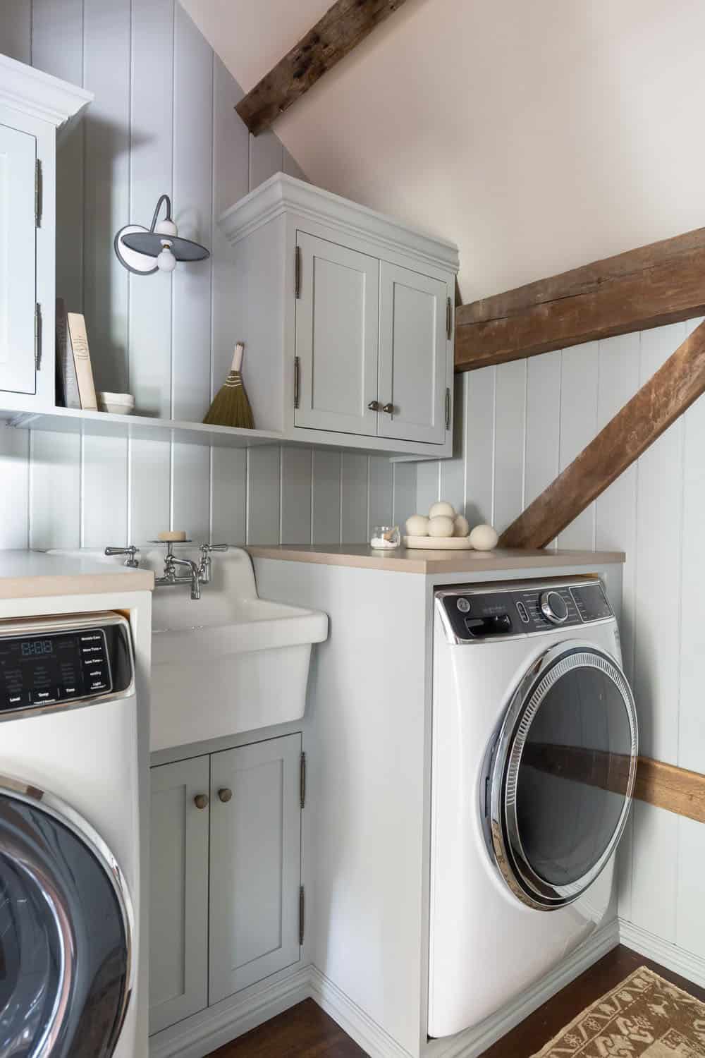 contemporary laundry room