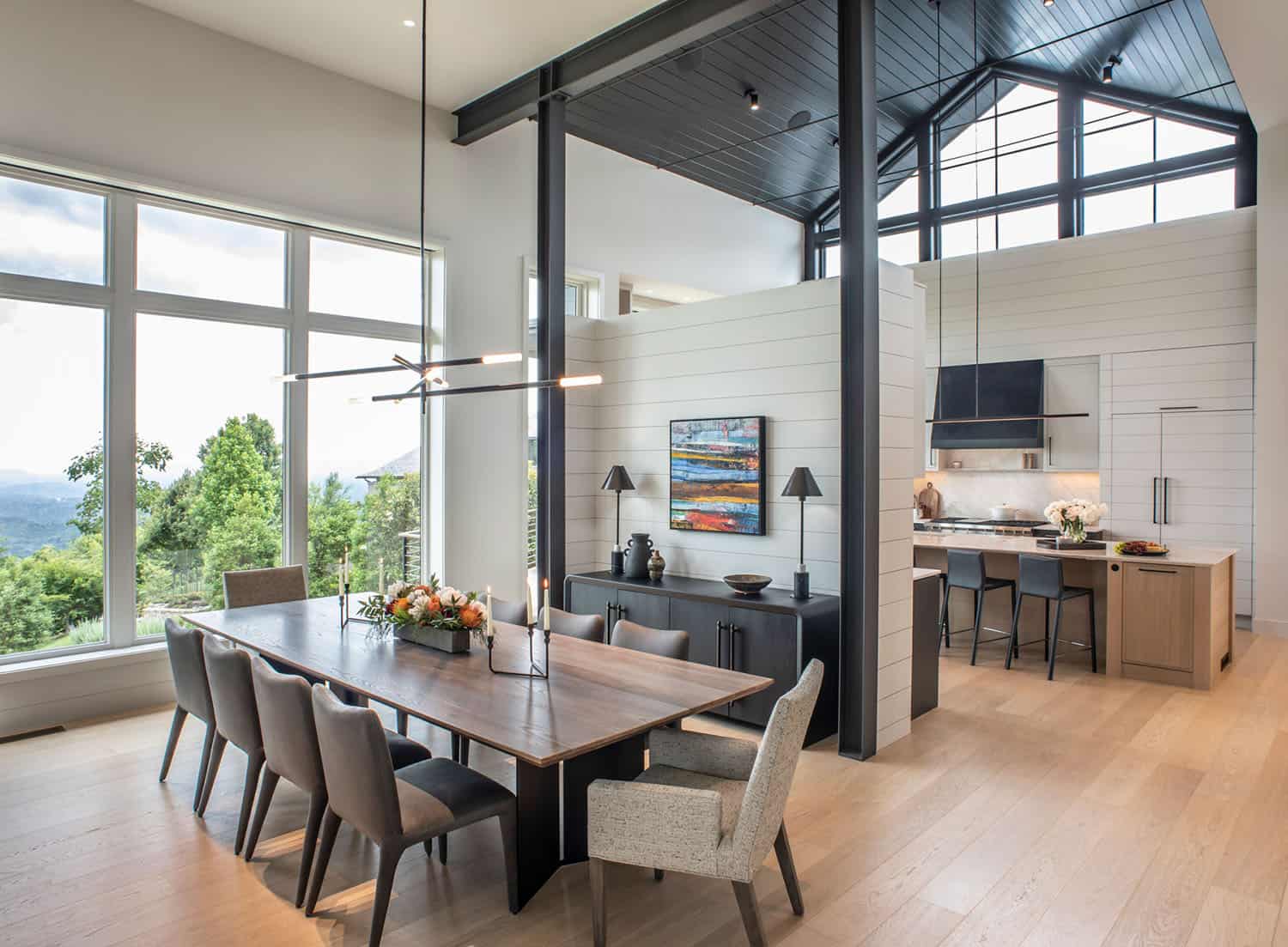 modern dining room