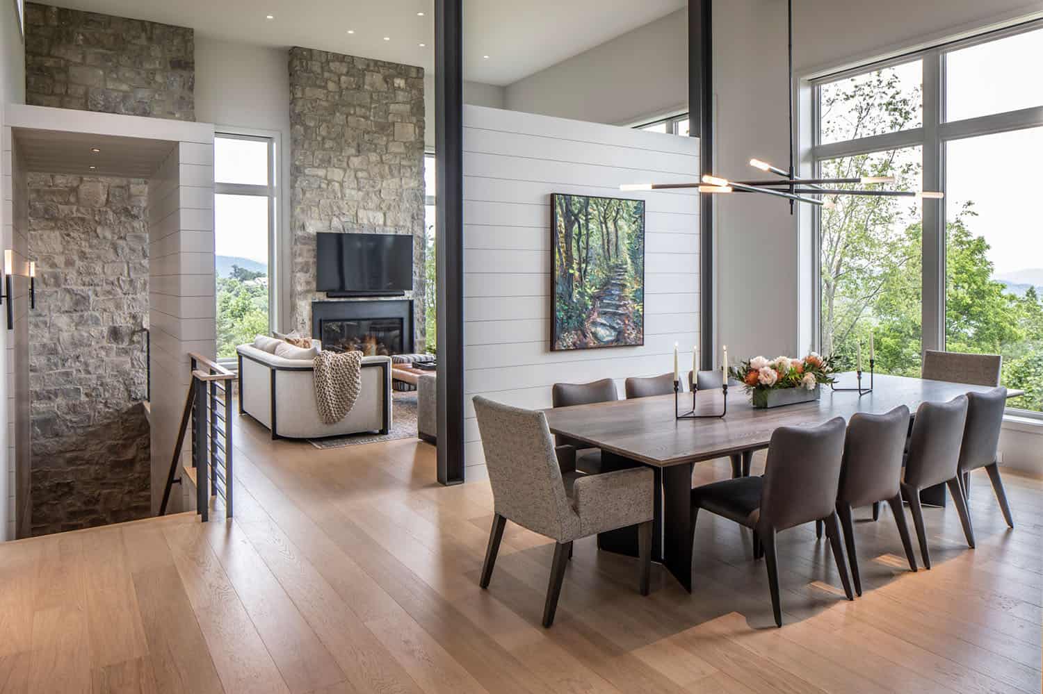 modern dining room
