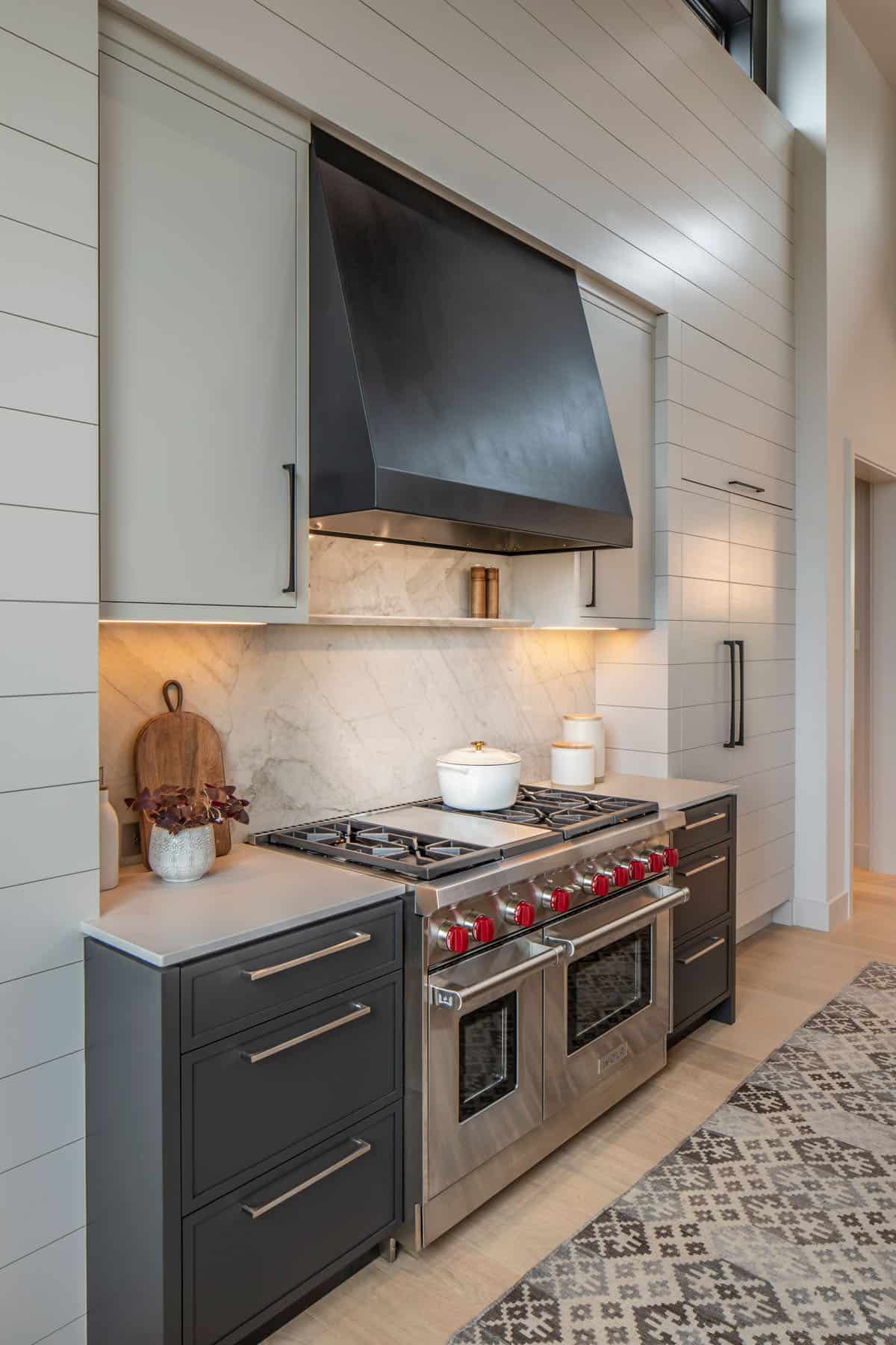 modern kitchen range wall