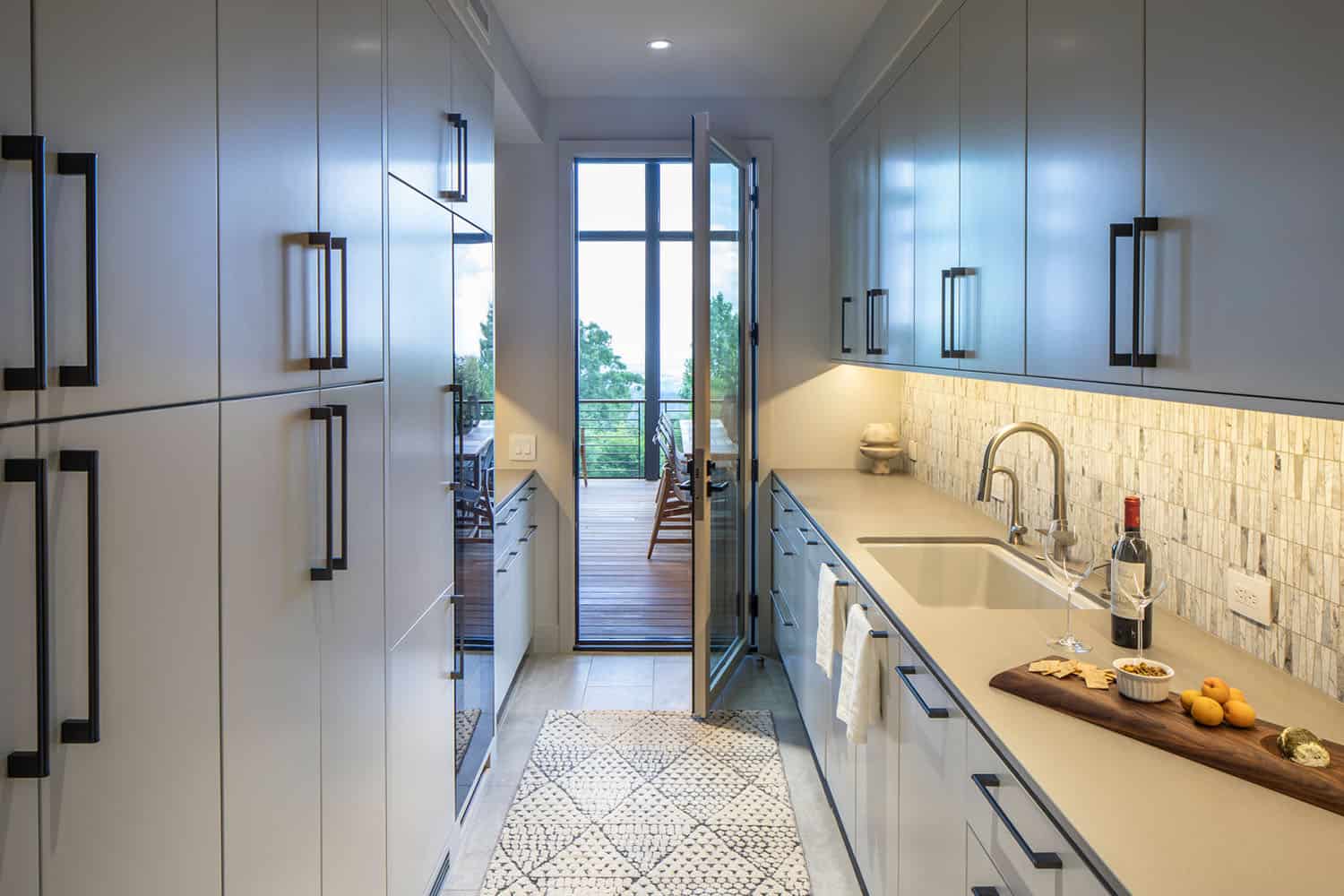modern walk-in pantry