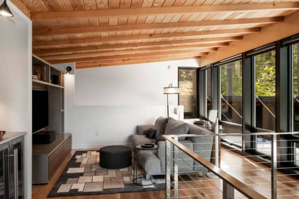 A stunning Scandinavian modern home in the forests of Bainbridge Island