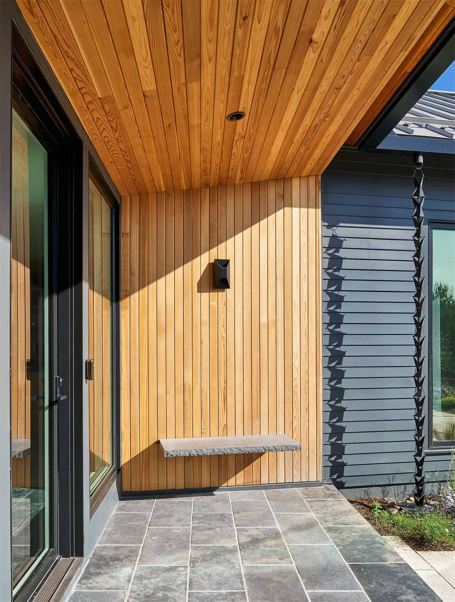 river house exterior entry