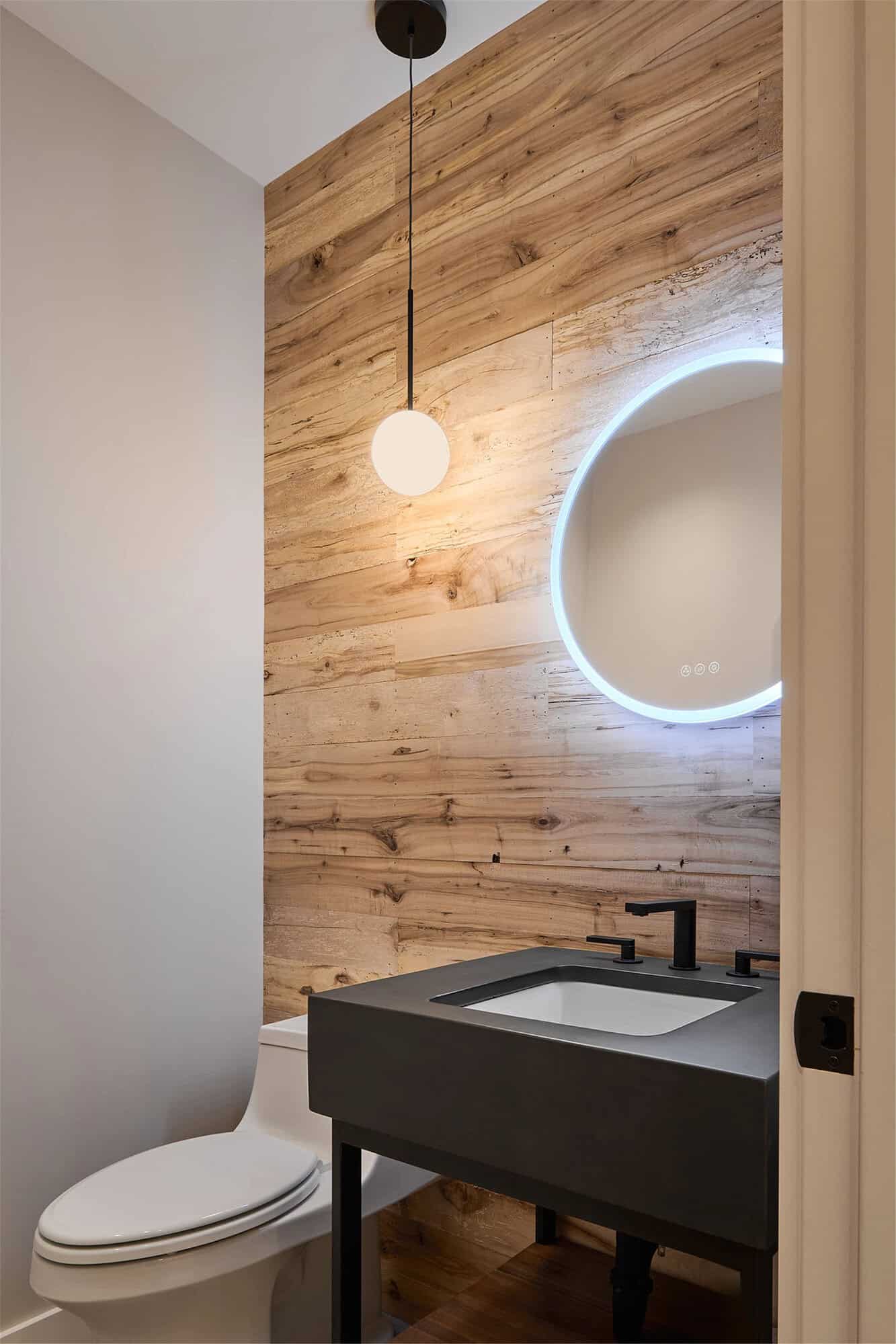 modern powder room