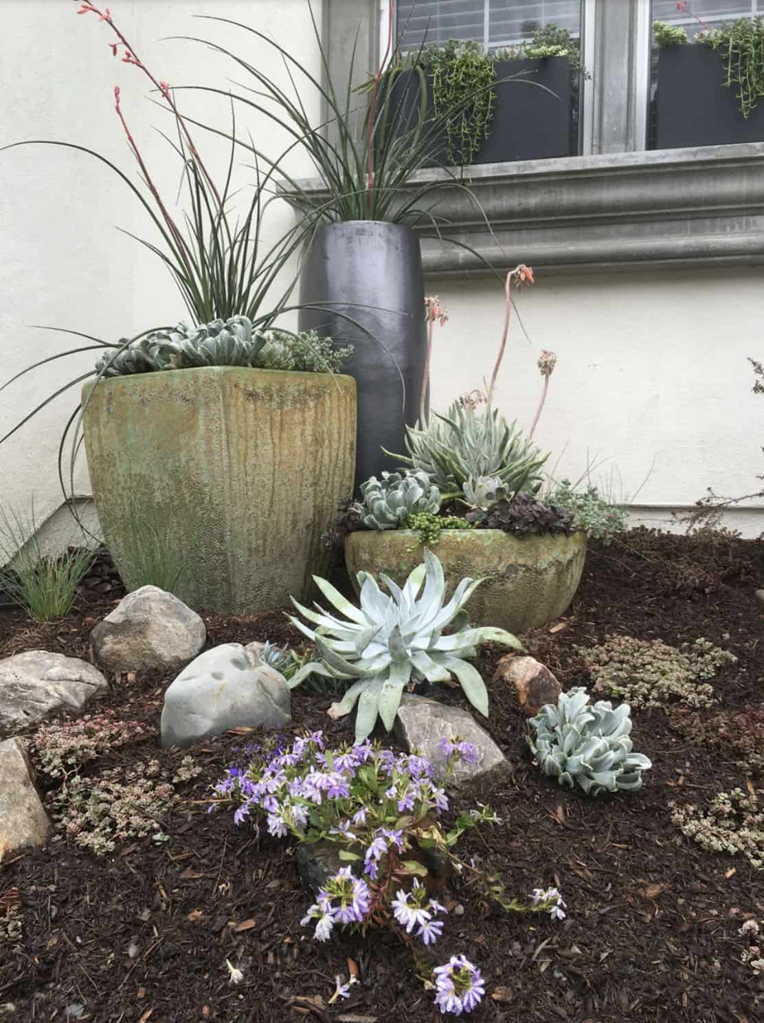 container garden for a small yard