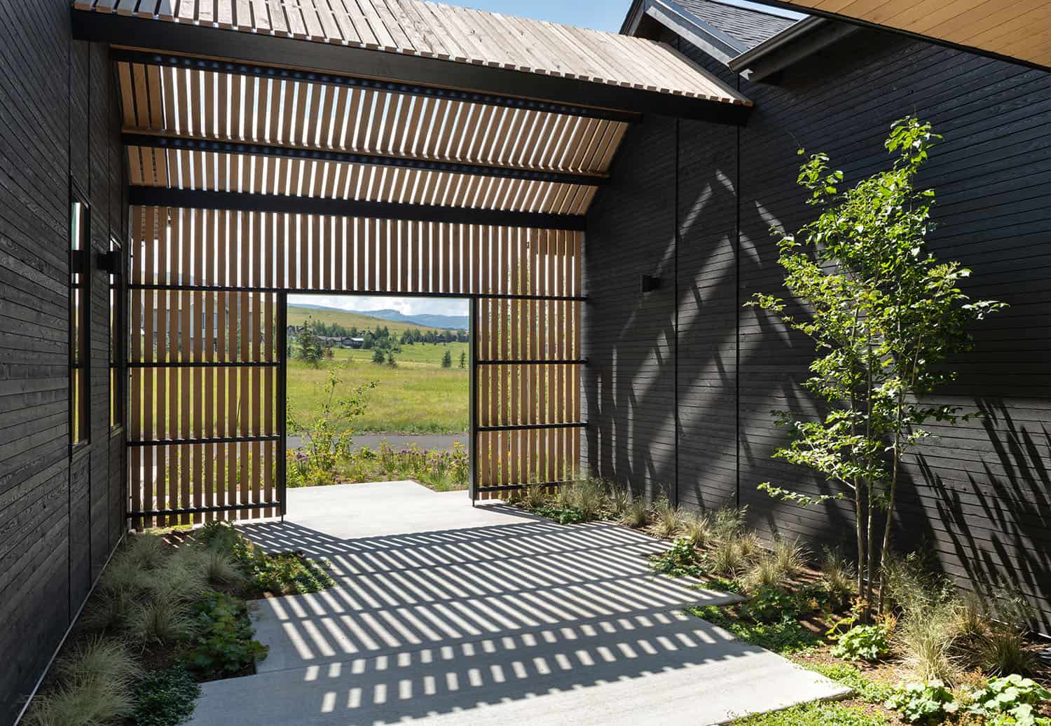 modern house exterior
