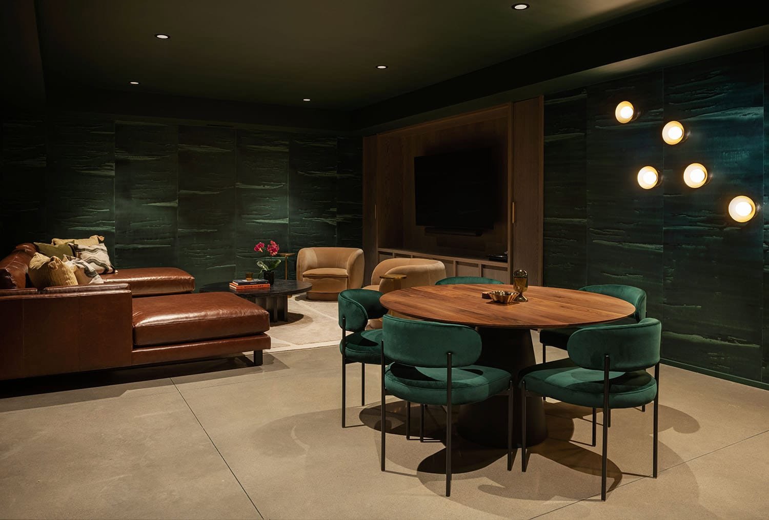 modern speakeasy-style bar
