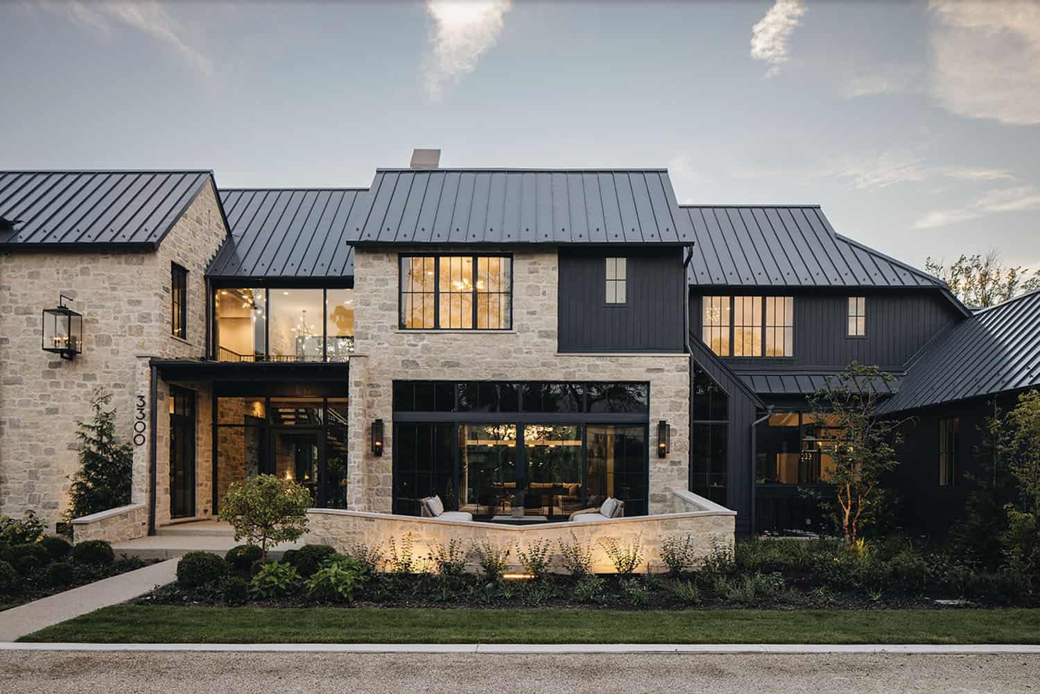 transitional home exterior