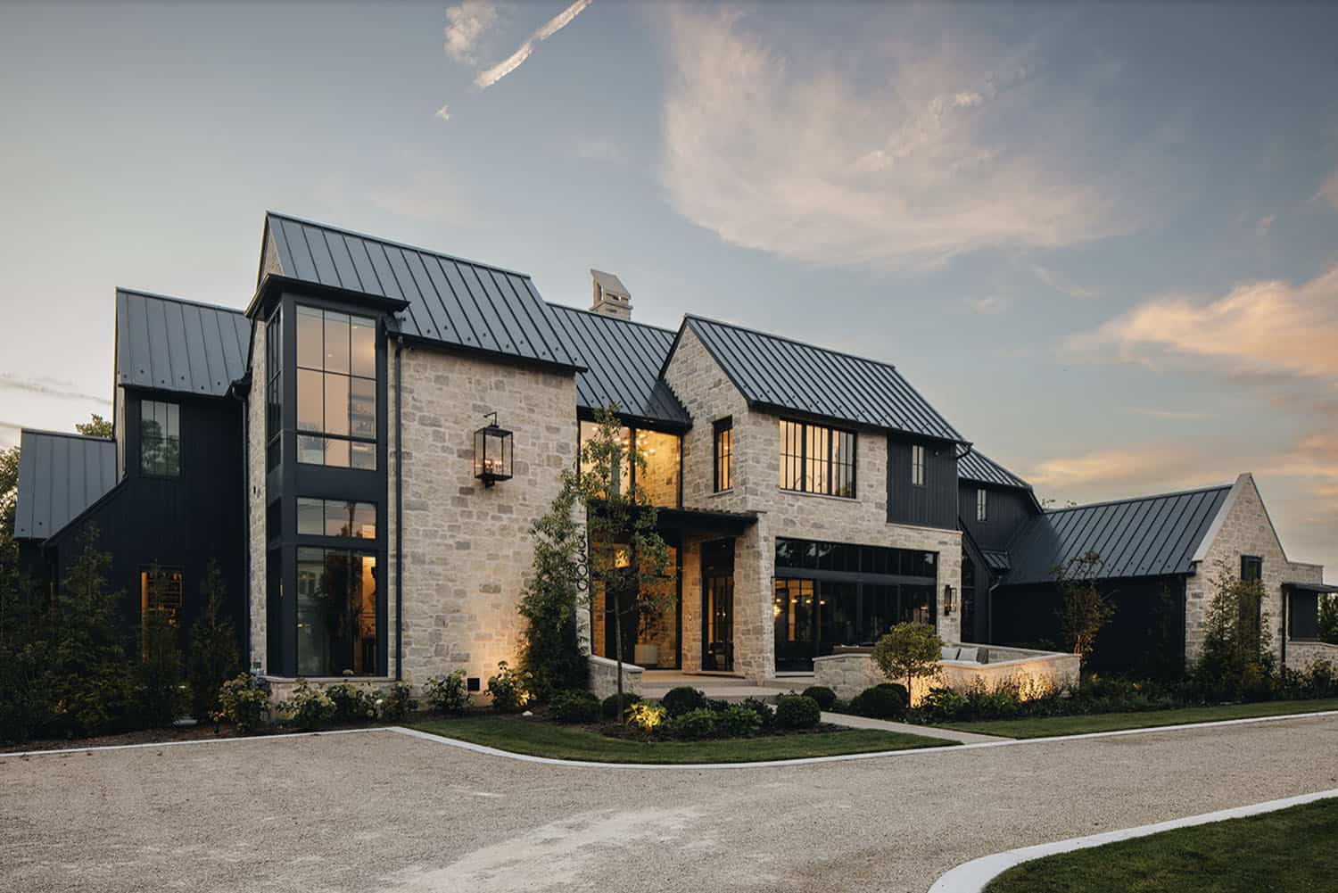 transitional home exterior