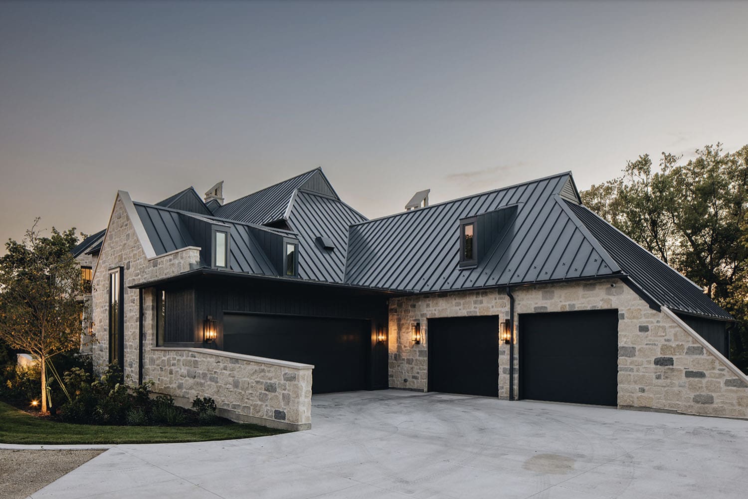 transitional home exterior